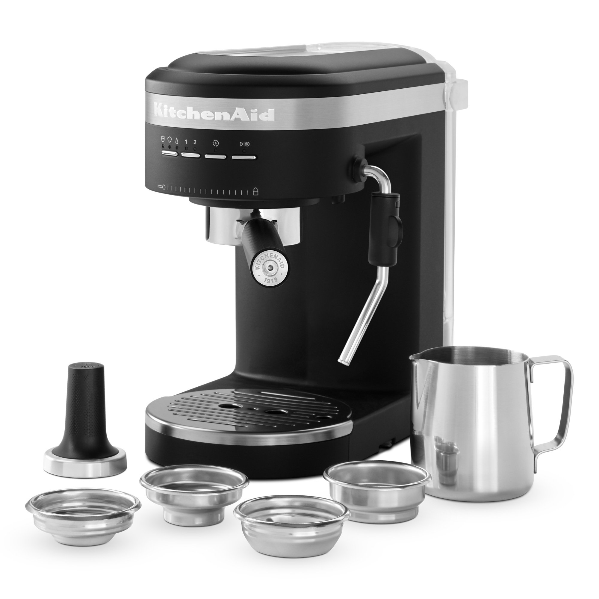 KitchenAid espressomaskine - Mat sort