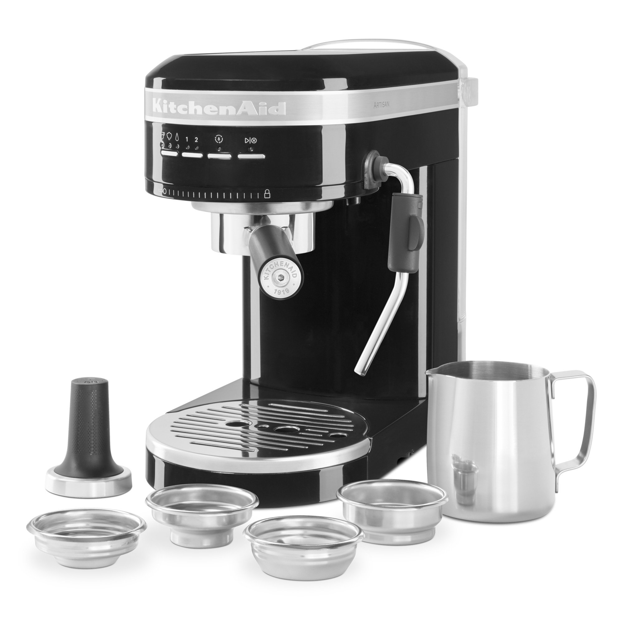 Läs mer om KitchenAid Artisan 5KES6503 espressomaskin, onyx black