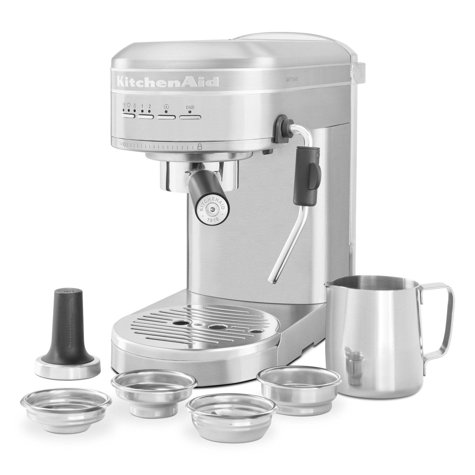 Läs mer om KitchenAid Artisan 5KES6503 espressomaskin, stainless steel