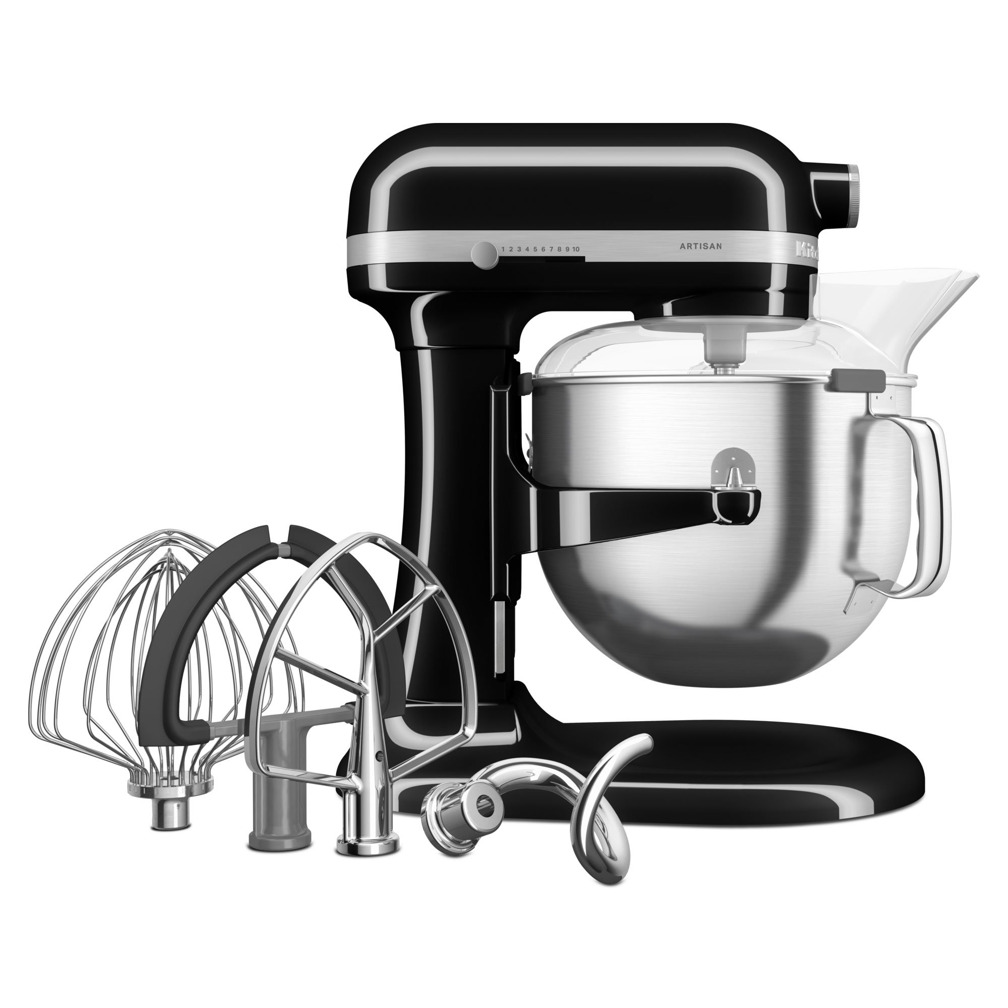 Artisan 5KSM70SHXE Köksmaskin 6,6 Liter, Onyx Black Från KitchenAid