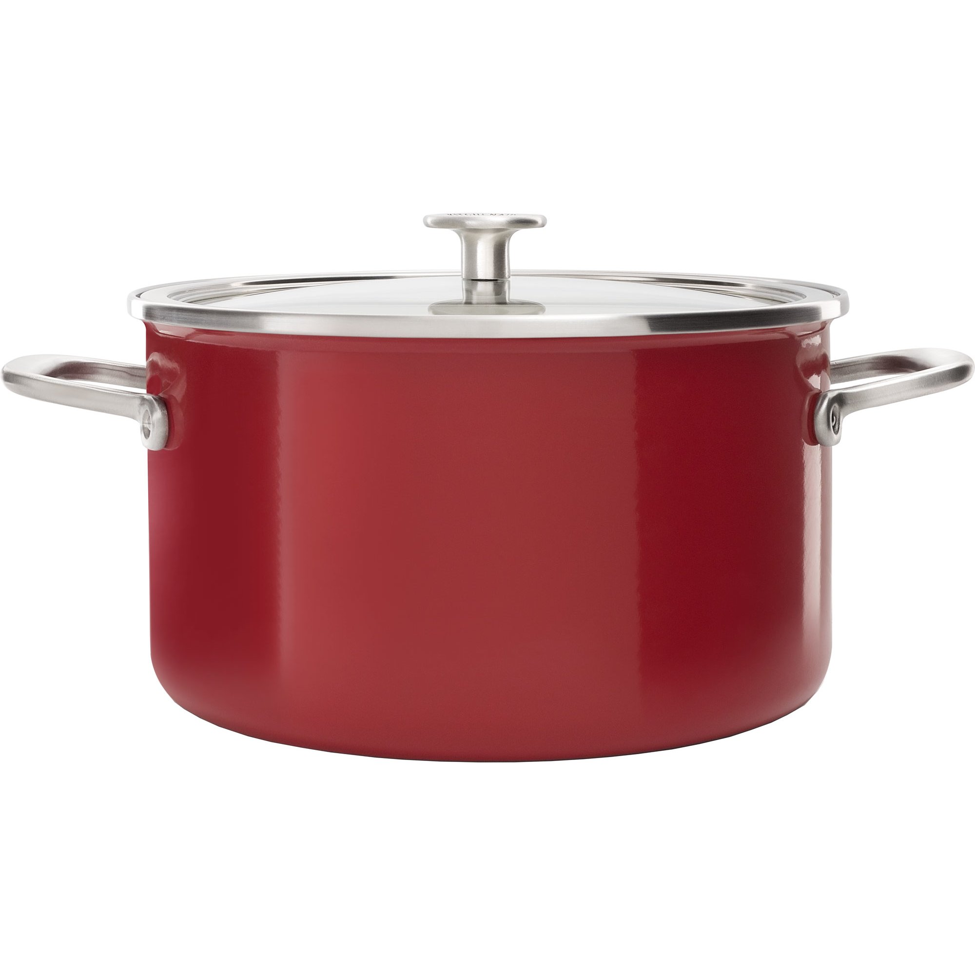 Läs mer om KitchenAid Cookware Collection Gryta m/lock 24 cm, röd