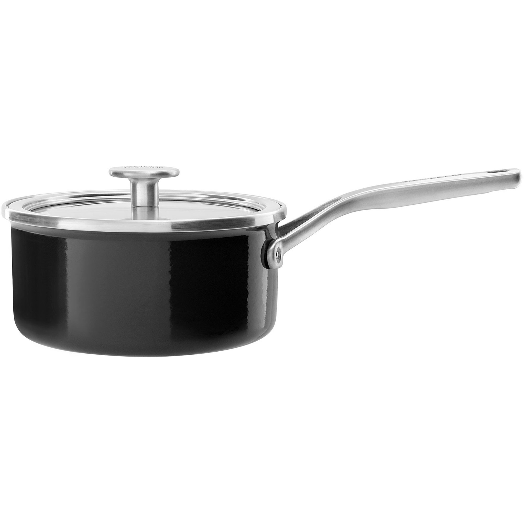 KitchenAid Cookware Collection Kastrull m/lock 18 cm. svart