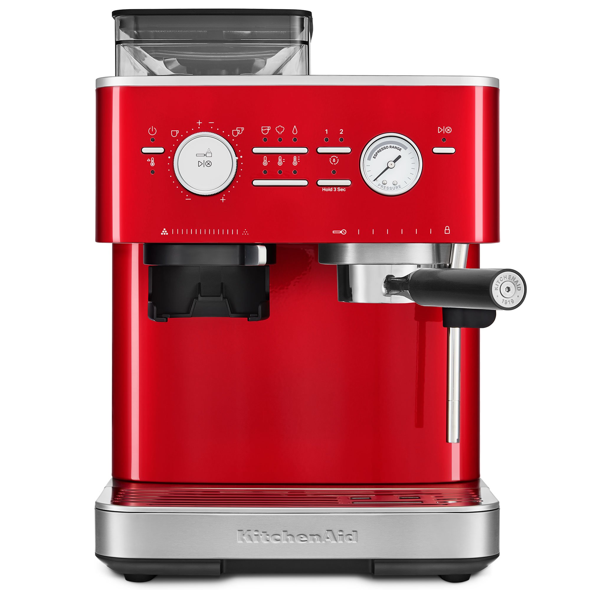 KitchenAid Espressomaskin med kaffekvarn candy apple