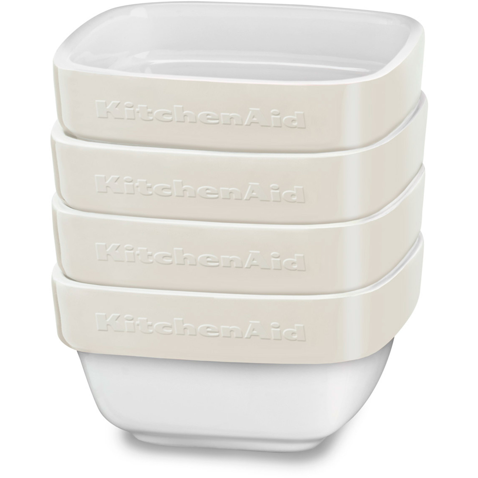 KitchenAid Ramekin 4 stk 10x10x5 cm Creme