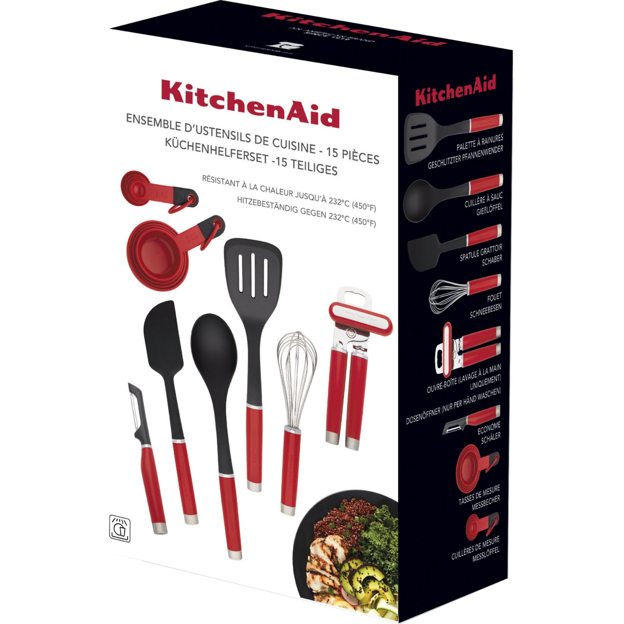 Läs mer om KitchenAid Redskapsset, 15 delar