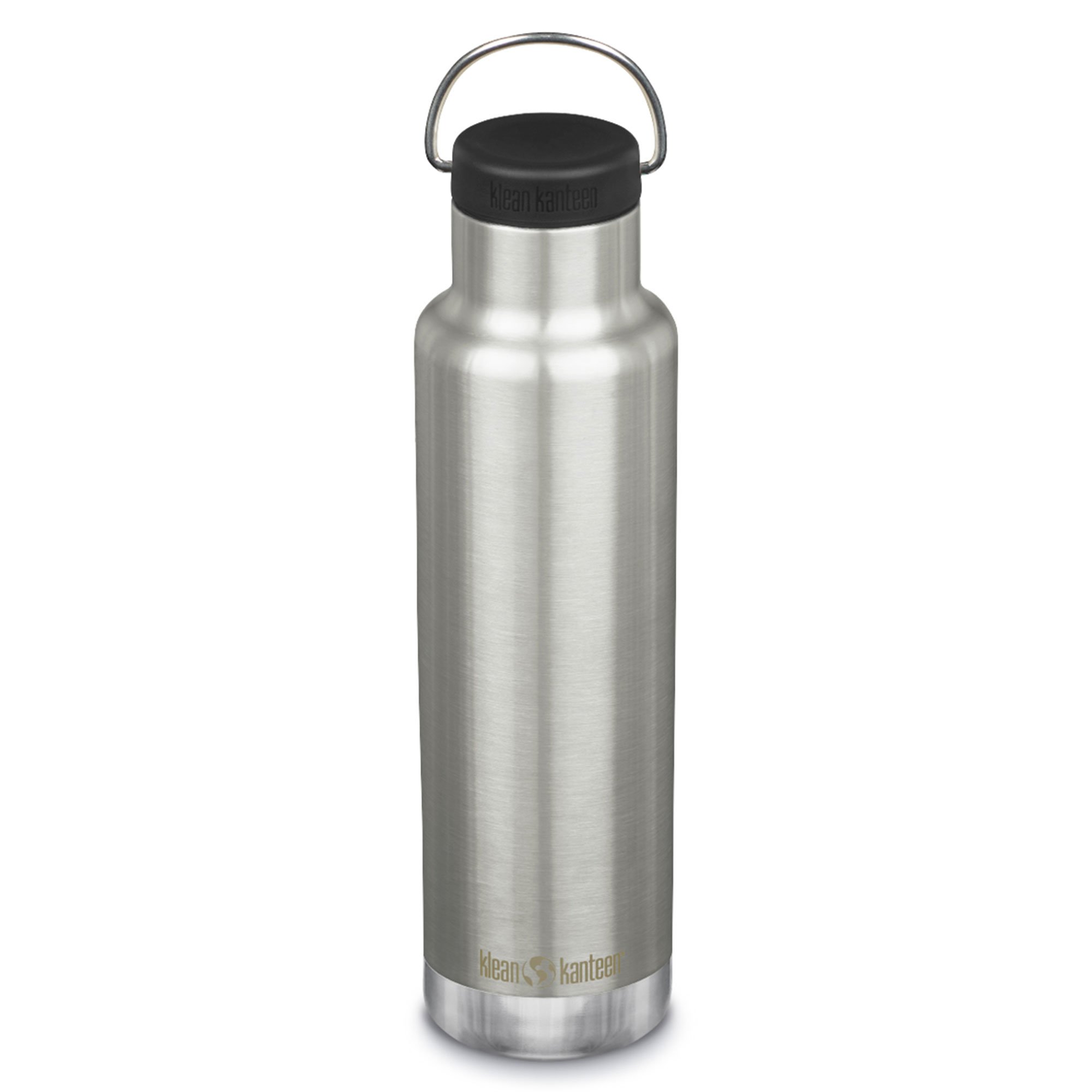 Läs mer om Klean Kanteen Isolerad flaska med ögelkork, 592 ml, stål