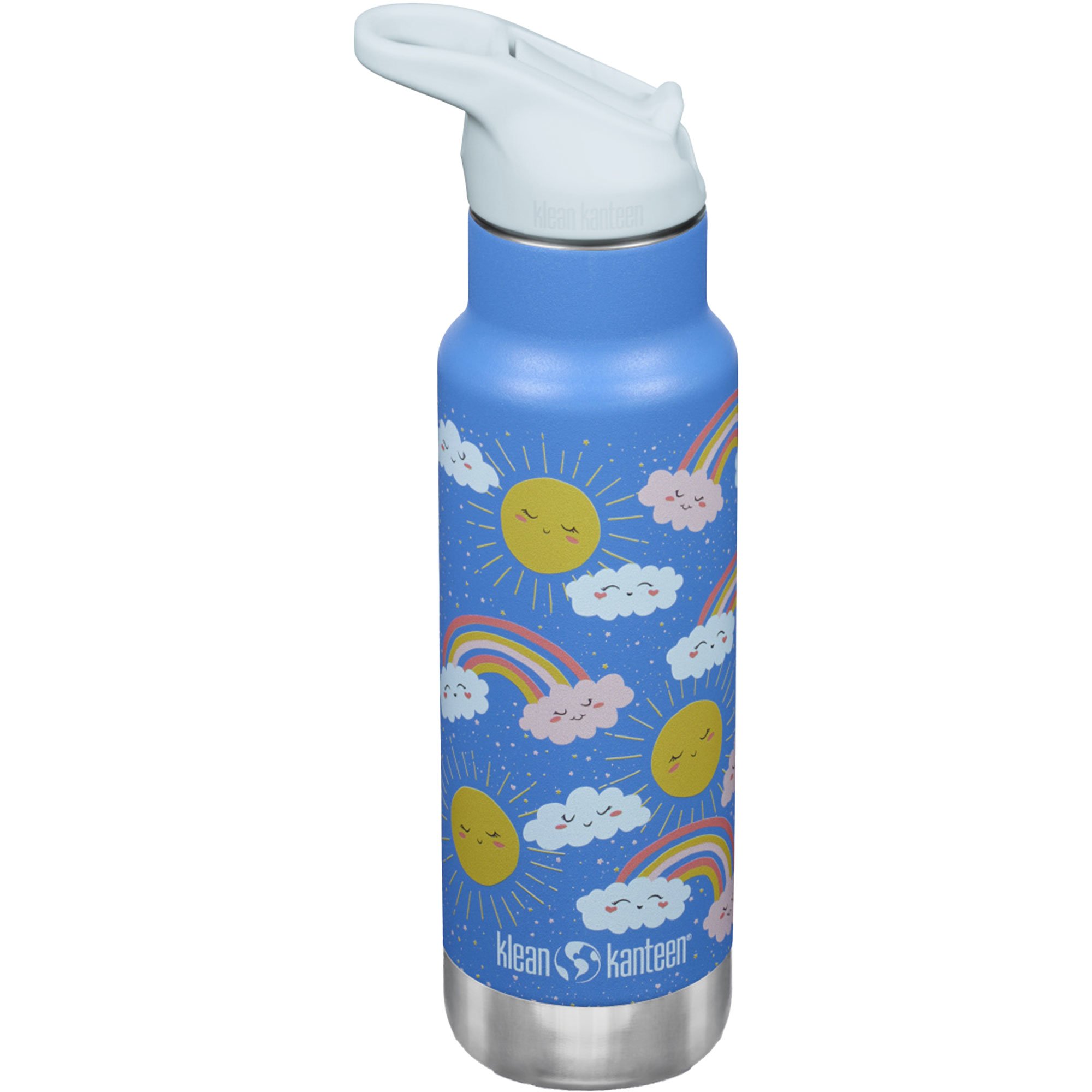 Läs mer om Klean Kanteen Kid Narrow Flip Sport vattenflaska 355 ml, rainbows