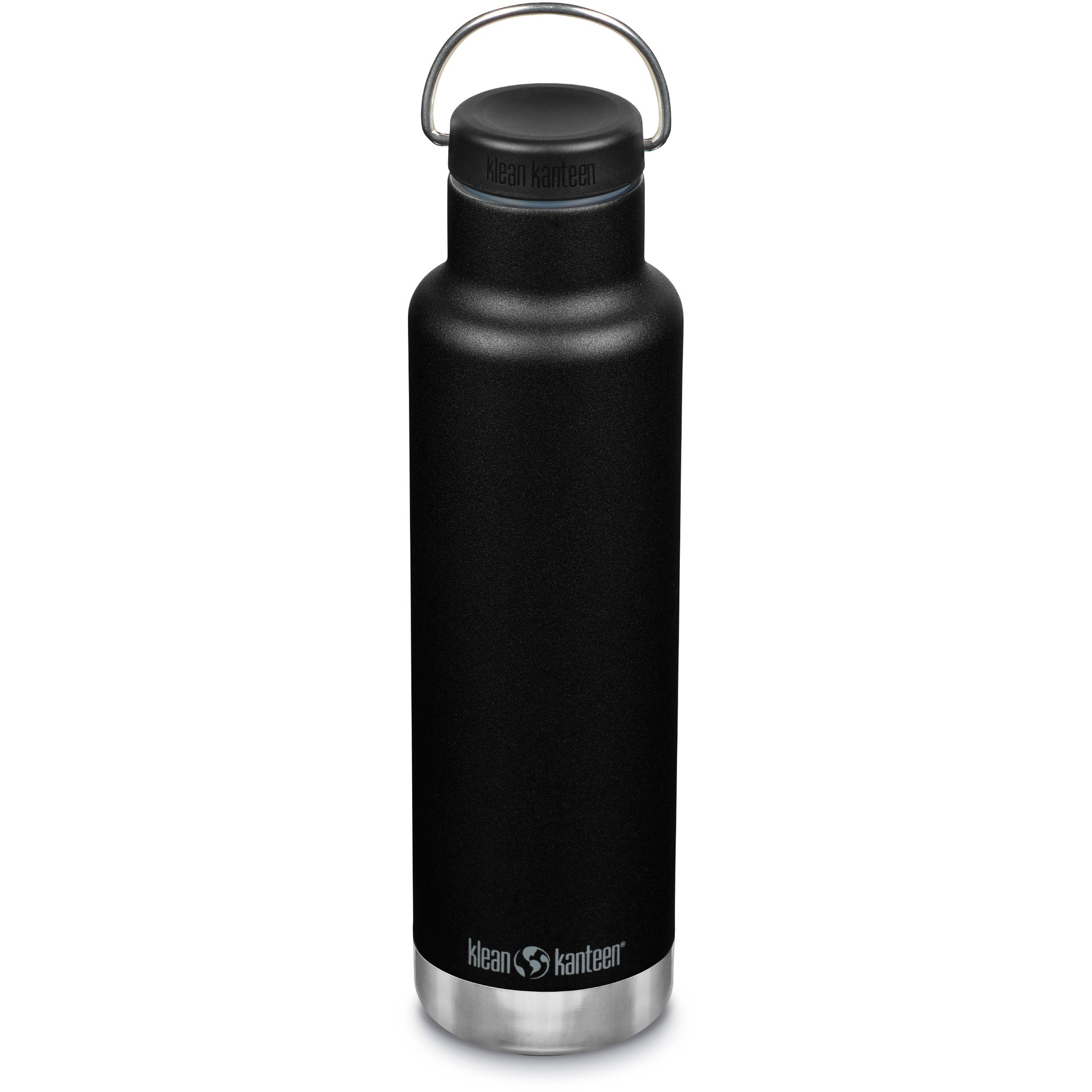 Läs mer om Klean Kanteen Isolerad flaska med ögelkork, 592 ml, black