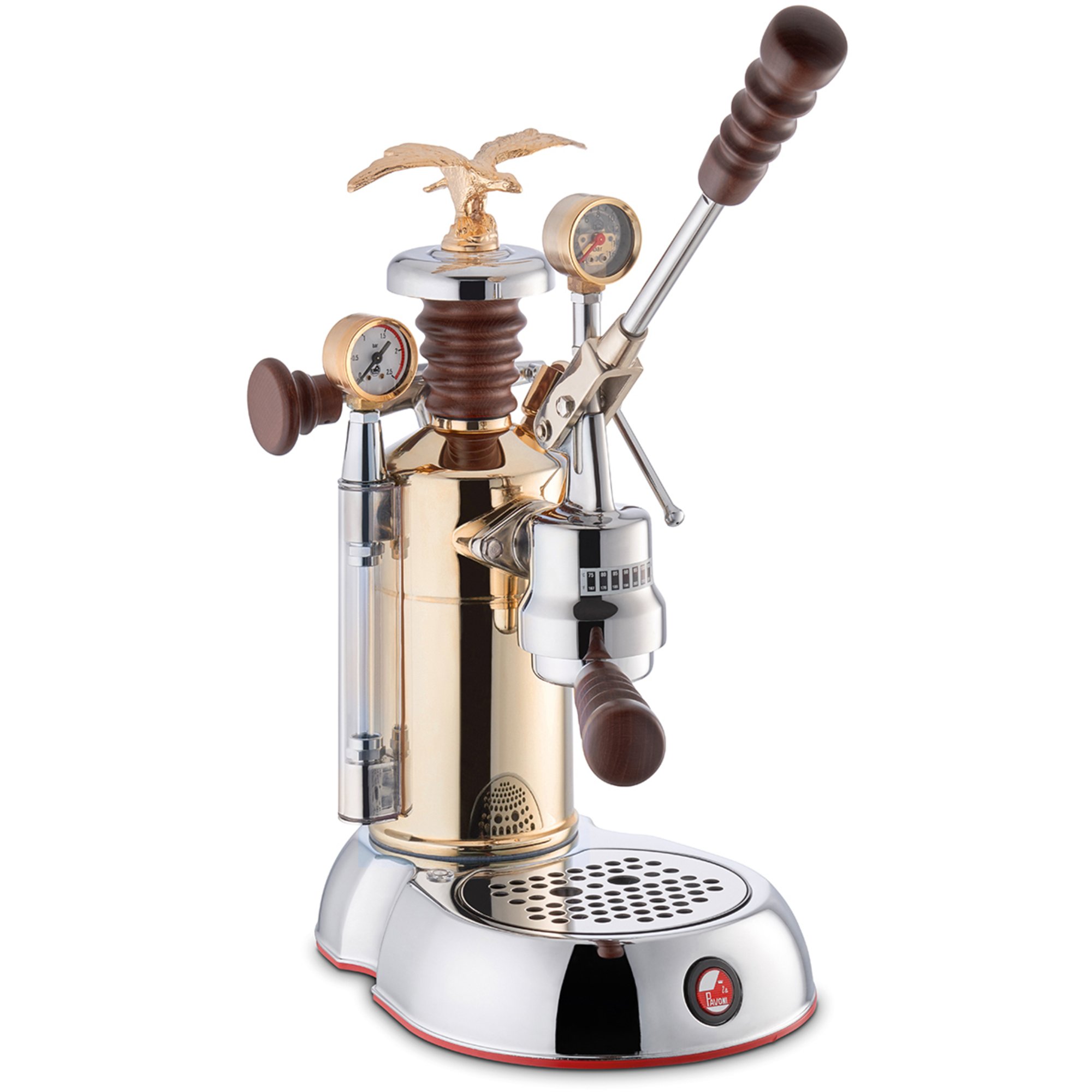 Läs mer om La Pavoni Esperto Competente Espressomaskin Guld LPLESC01EU