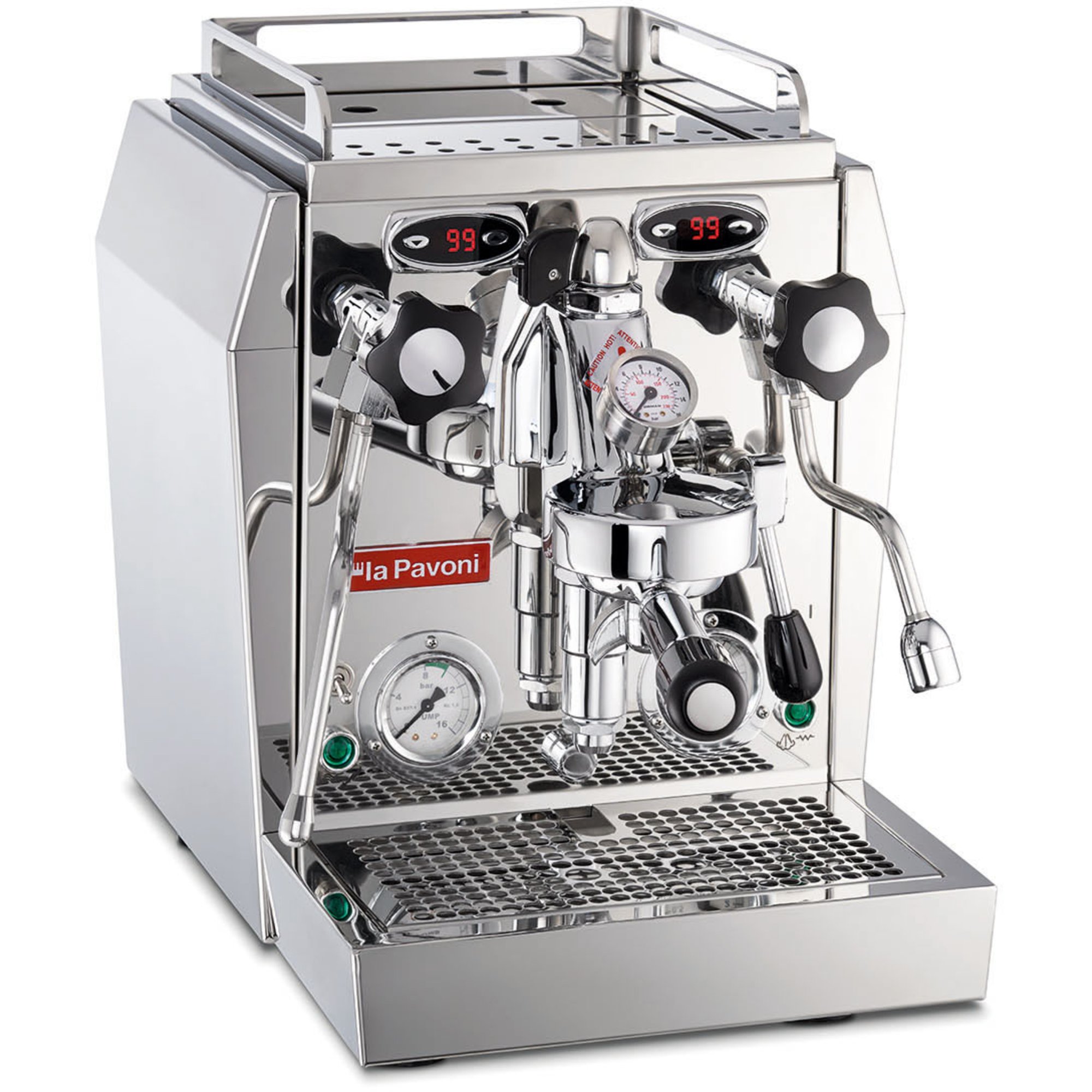 Läs mer om La Pavoni Botticelli Speciality Espressomaskin rostfritt stål LPSGEG03NO