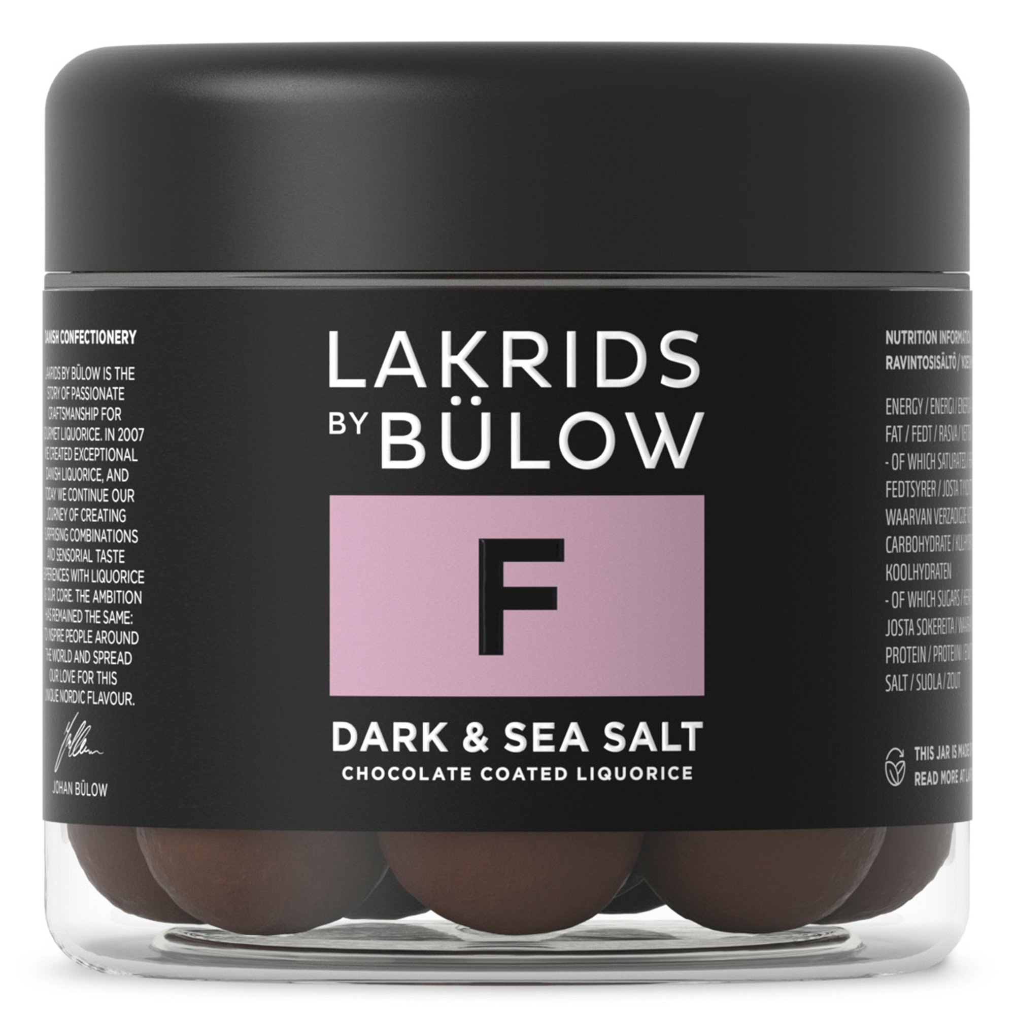 Lakrids by Bülow Small F lakrits dark & sea salt