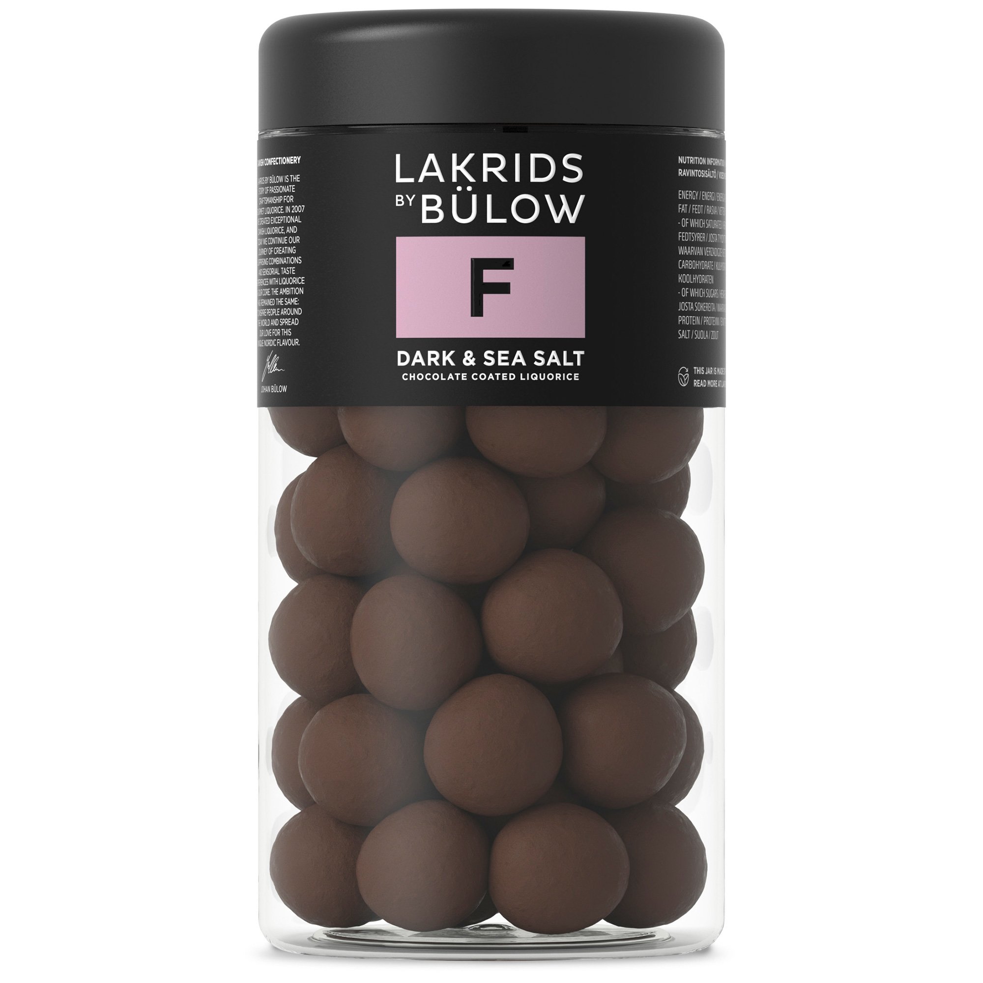 Lakrids by Bülow Regular F lakrits dark & sea salt