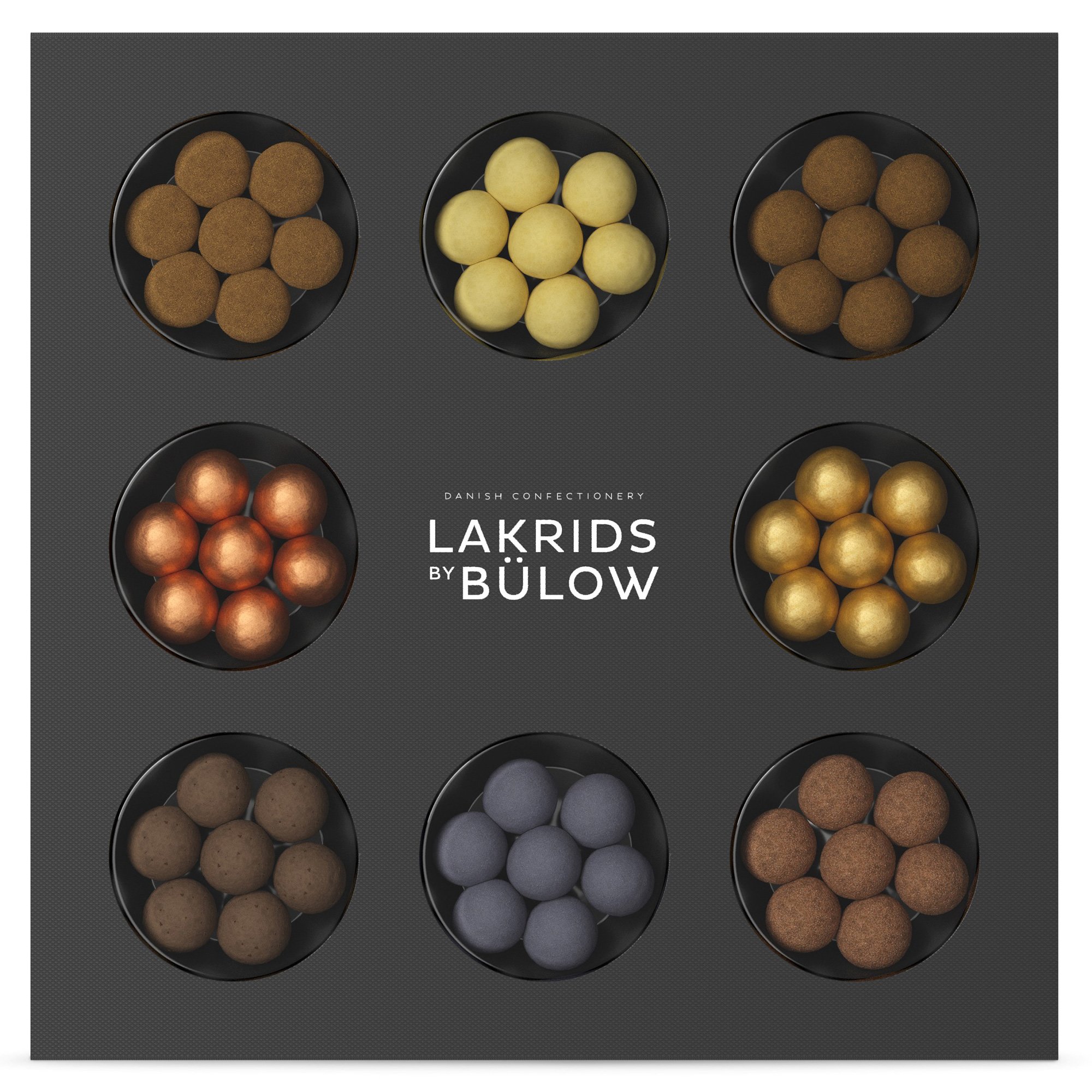 Lakrids by Bülow Selection Box lakrits (A+B+C+D+E Classic Gold)