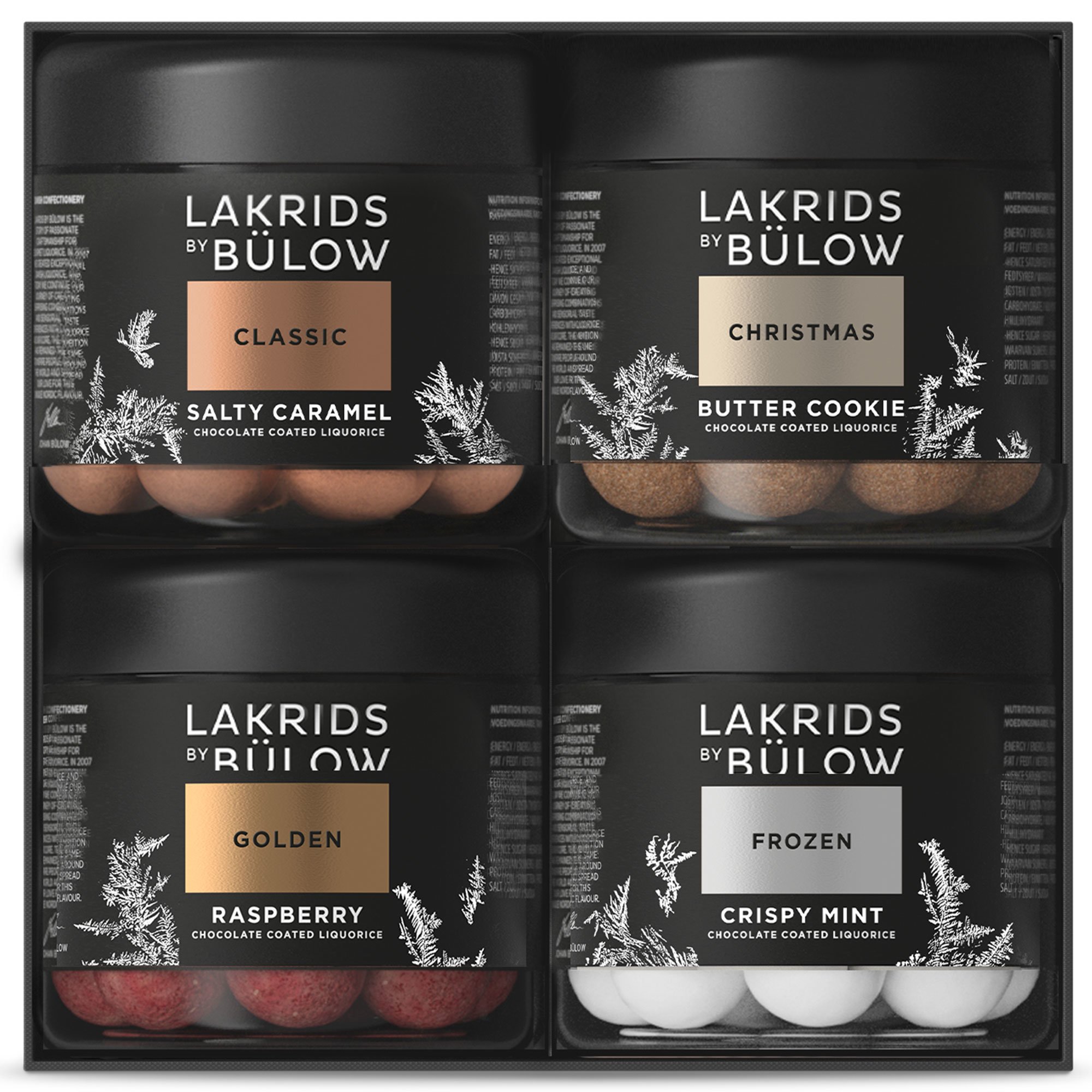 Lakrids by Bülow Black Box Small x4 Winter 2022