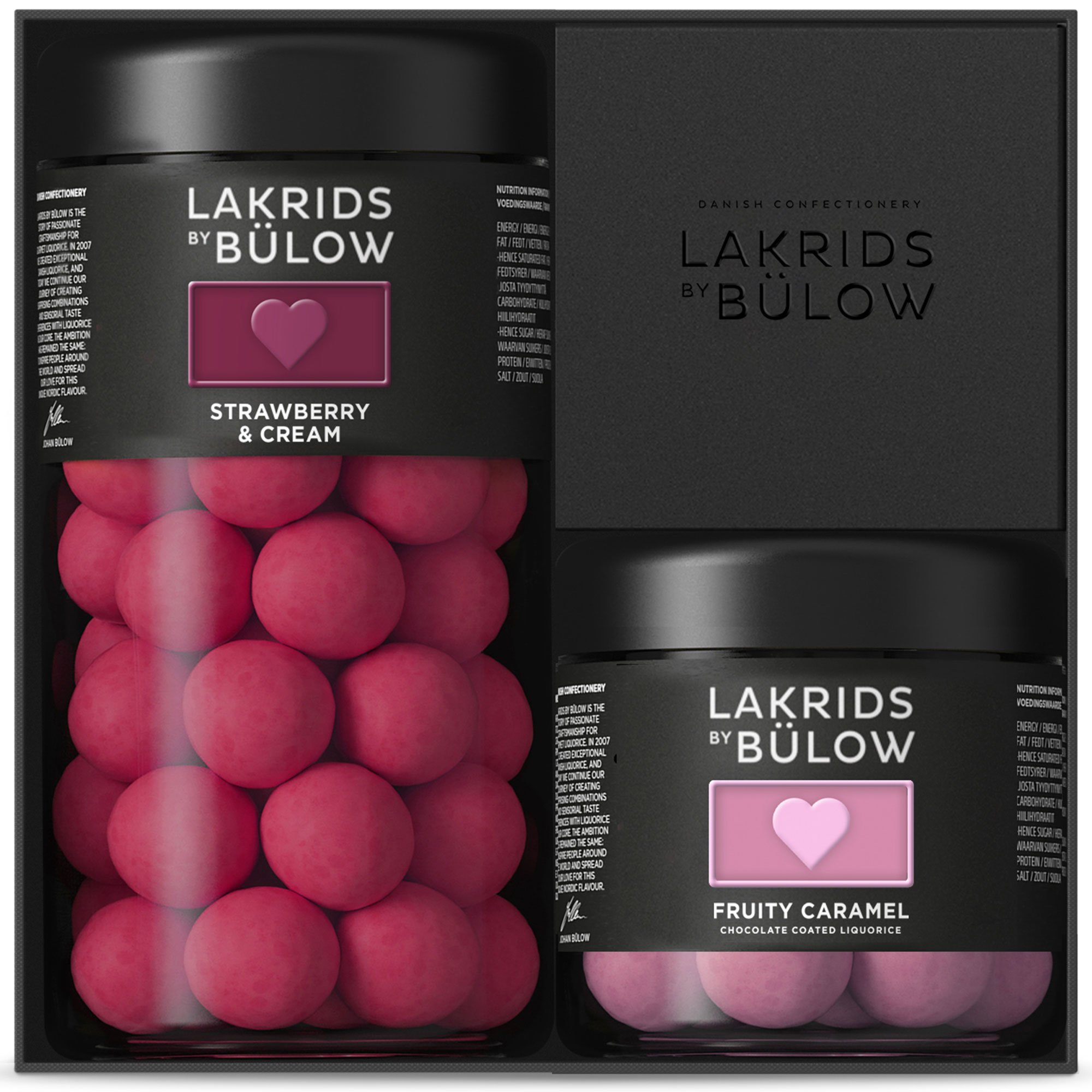 Lakrids by Bülow Black Box Regulær Small Love