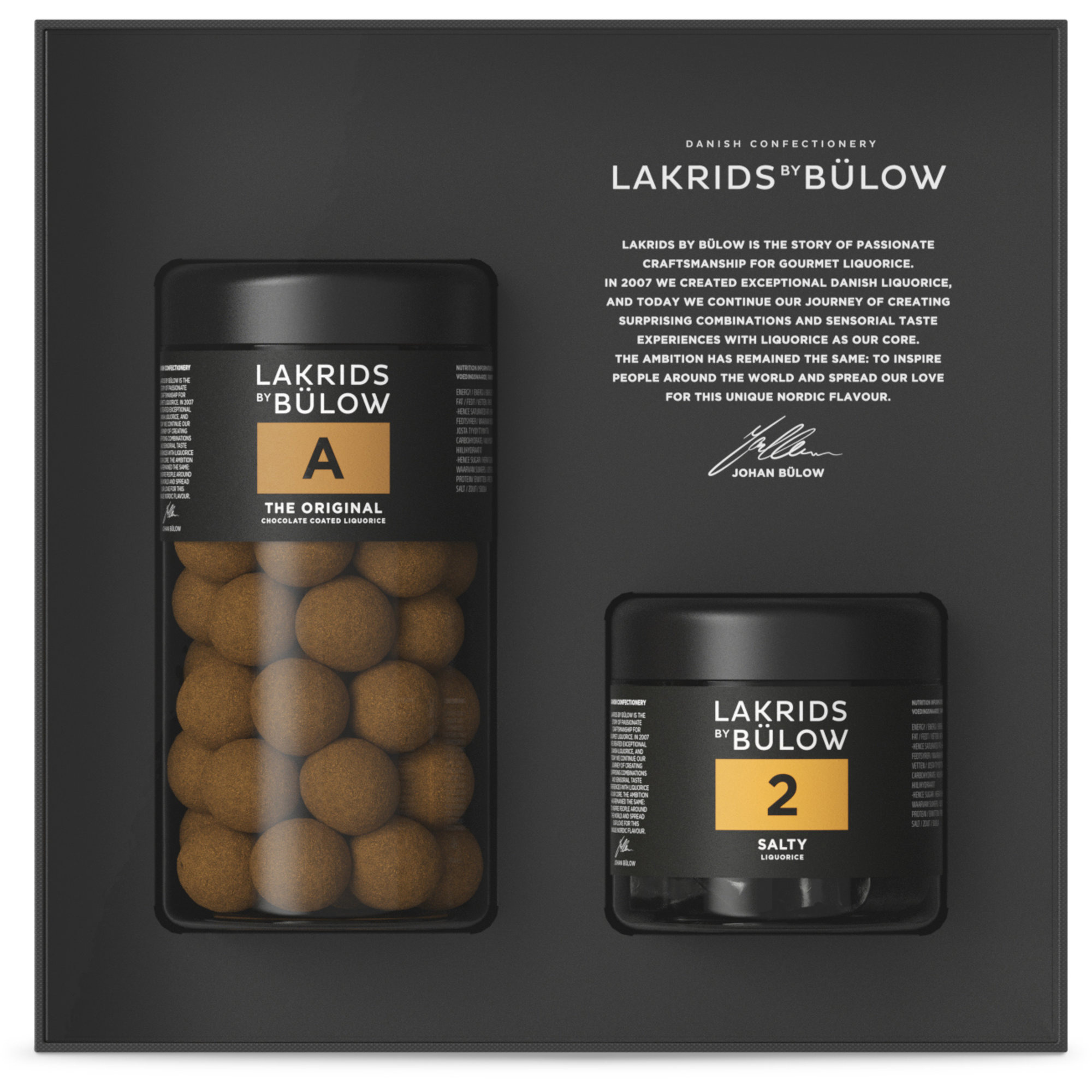 Lakrids by Bülow Black Box Regular A & Small No. 2