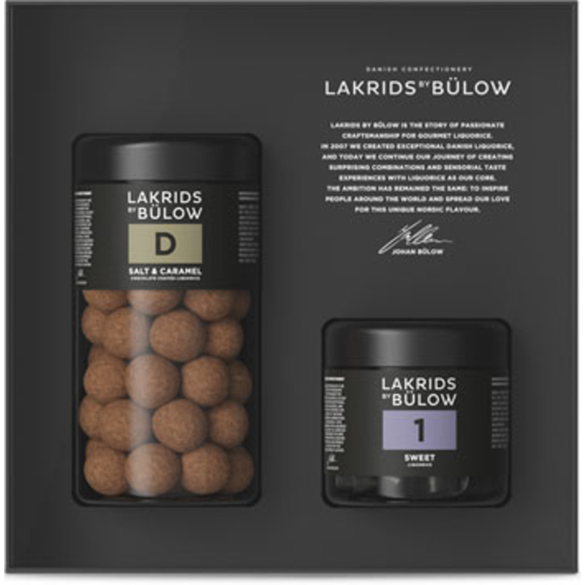 Lakrids by Bülow Black Box Regular D & Small No. 1