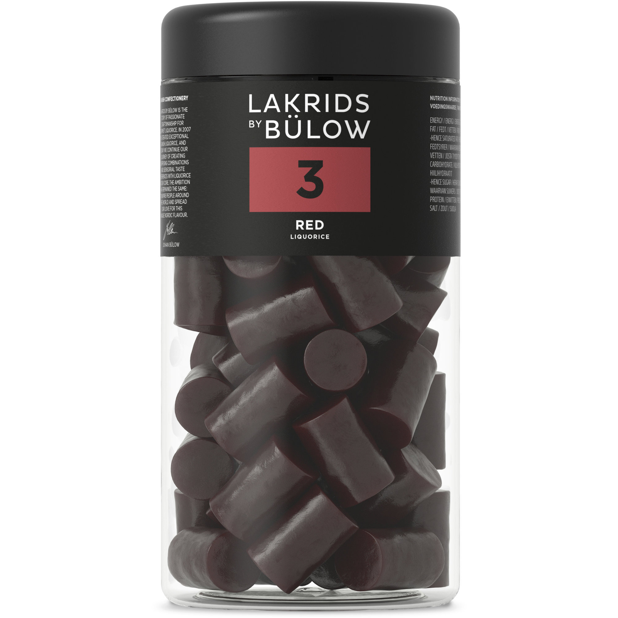 Lakrids by Bülow Regular No. 3 – Red 360 g.