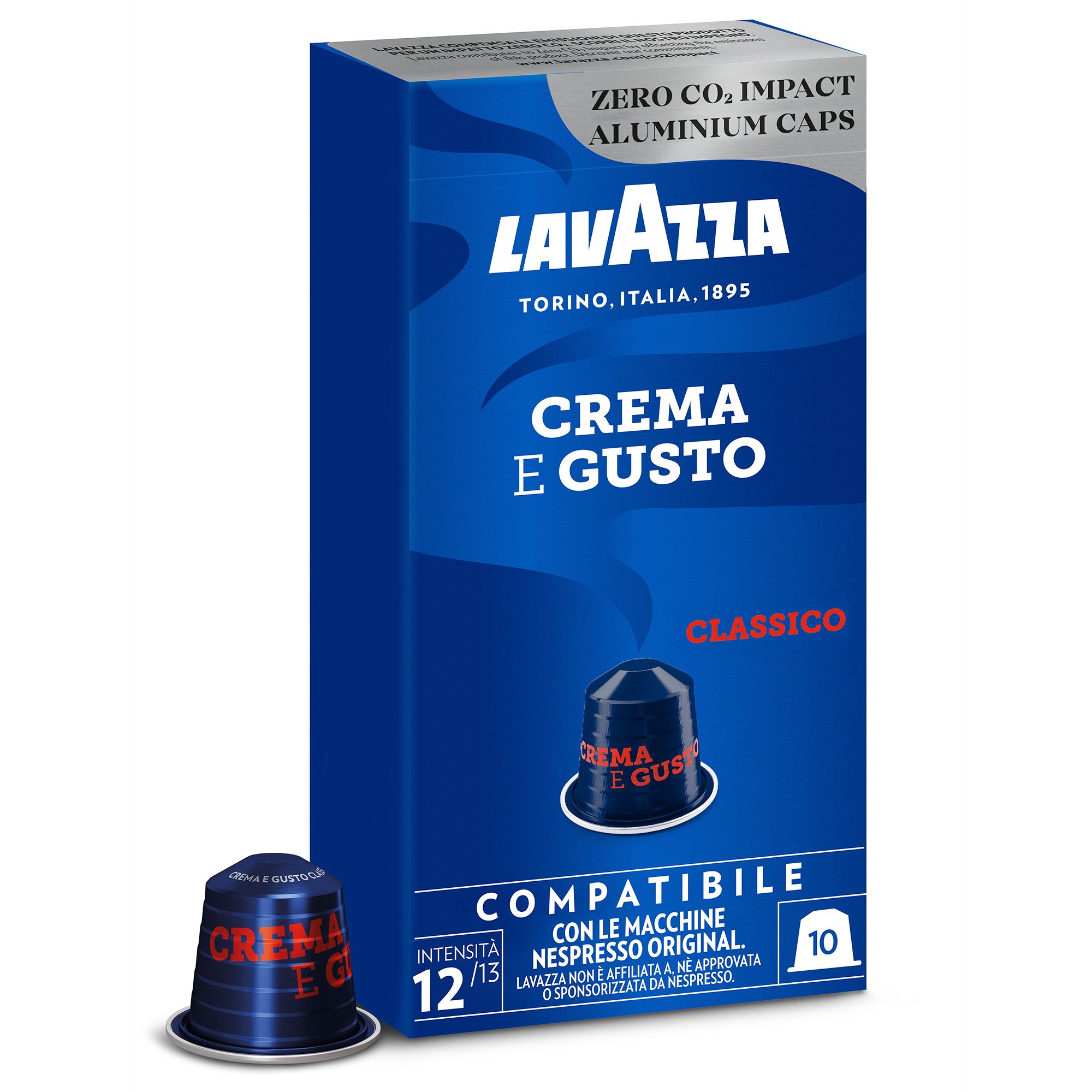 Lavazza Crema e Gusto Classico kaffekapsler, 10 stk