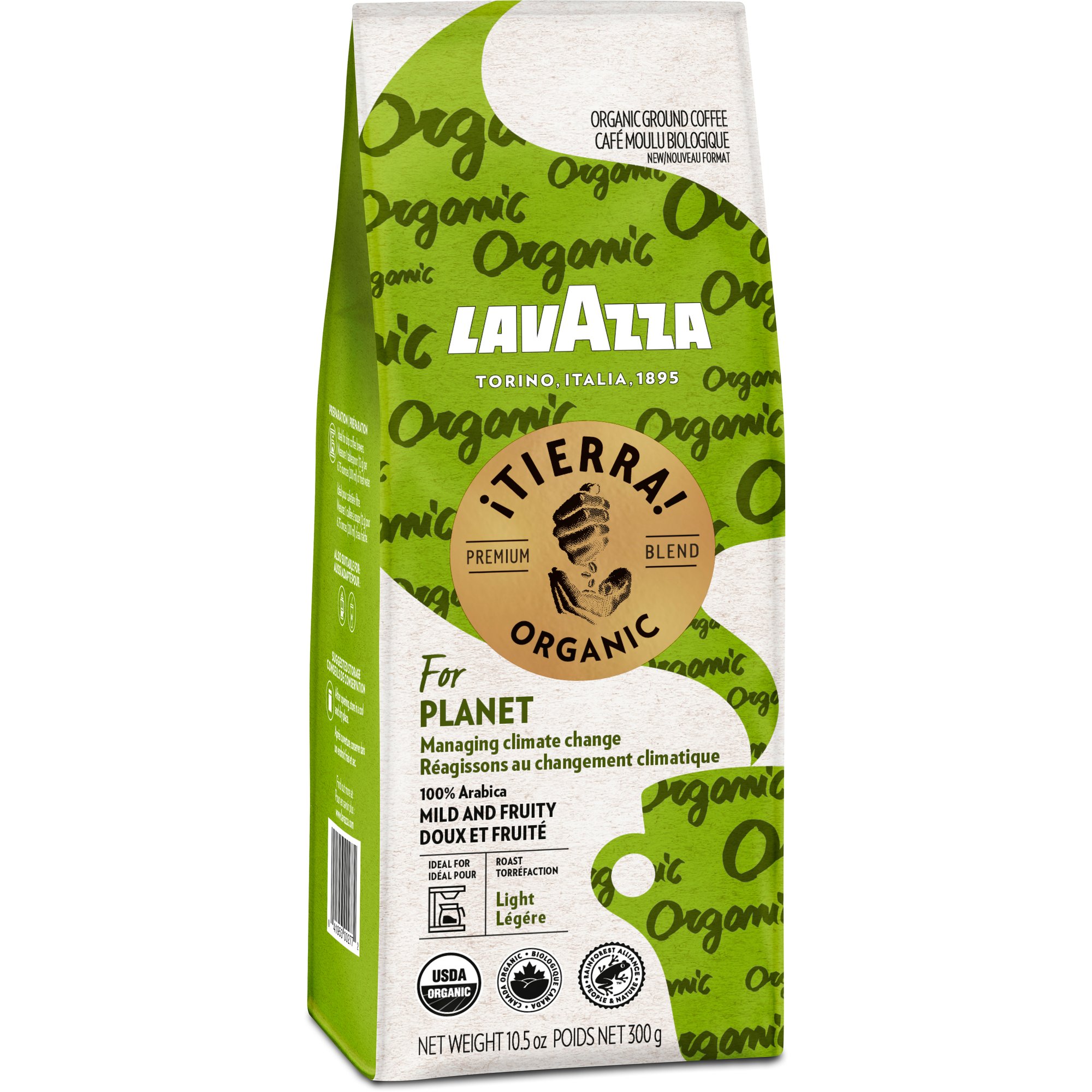 Lavazza Â¡Tierra! For Planet Organic filterkaffe, 300 g