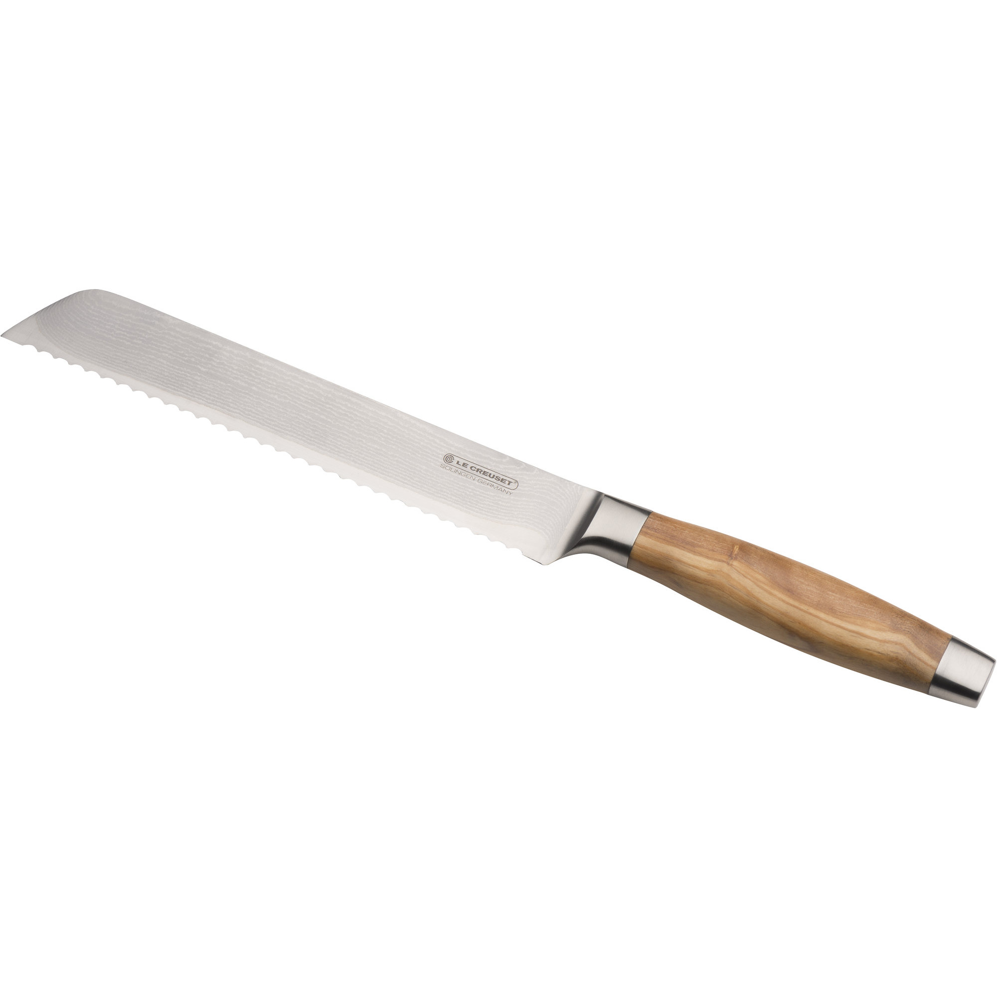 Le Creuset Brödkniv med Olivhandtag 20 cm