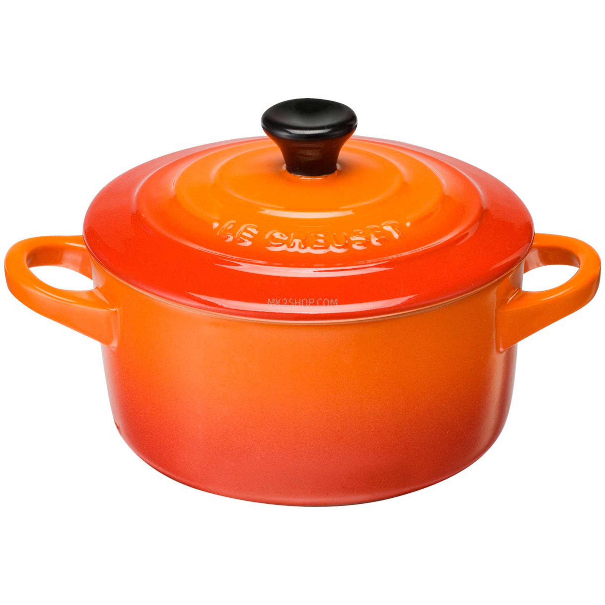 Le Creuset Mini Rund Stengodsgryte 10 cm Volcanic