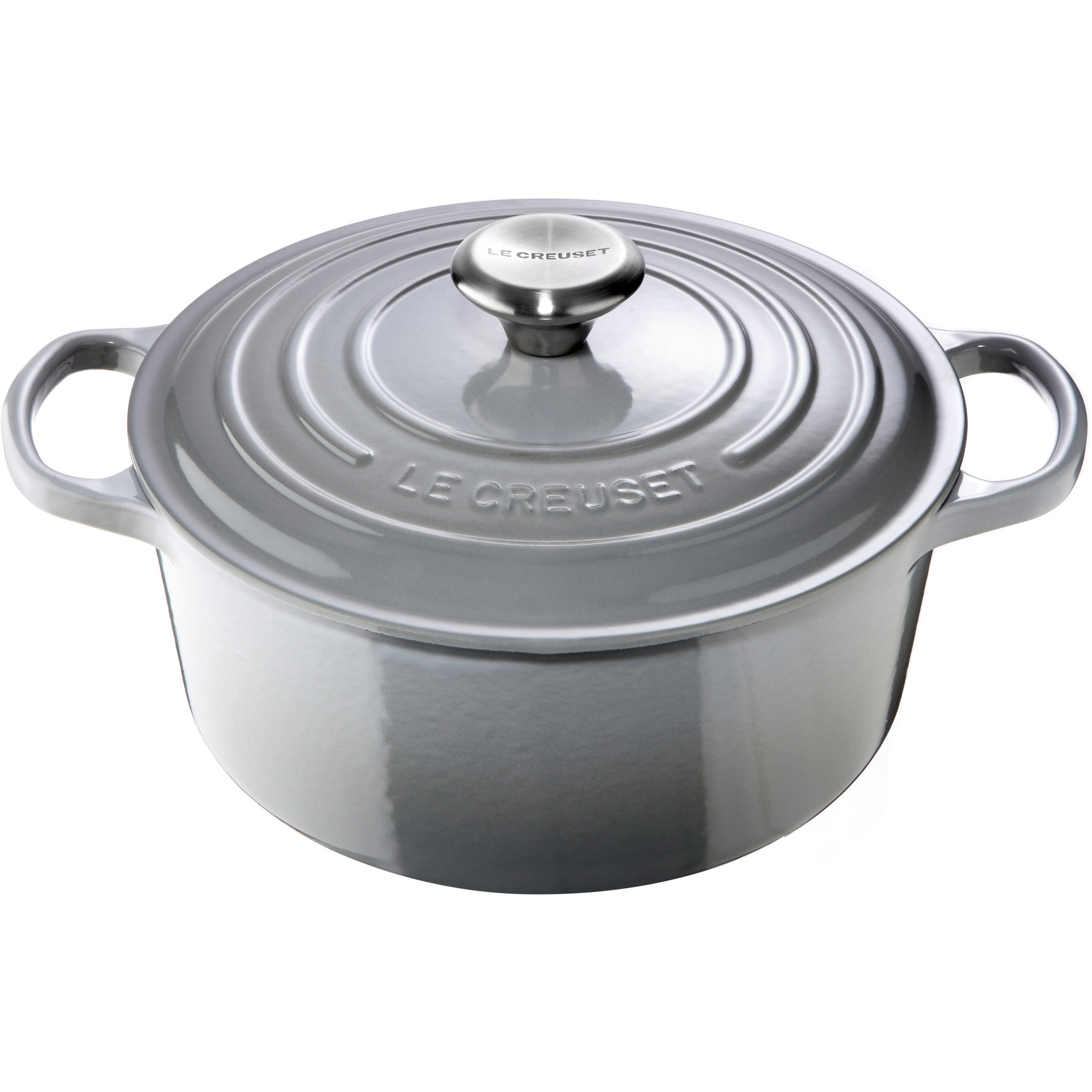 Le Creuset Signature Rund gryte 22 cm 33 L Mist Gray