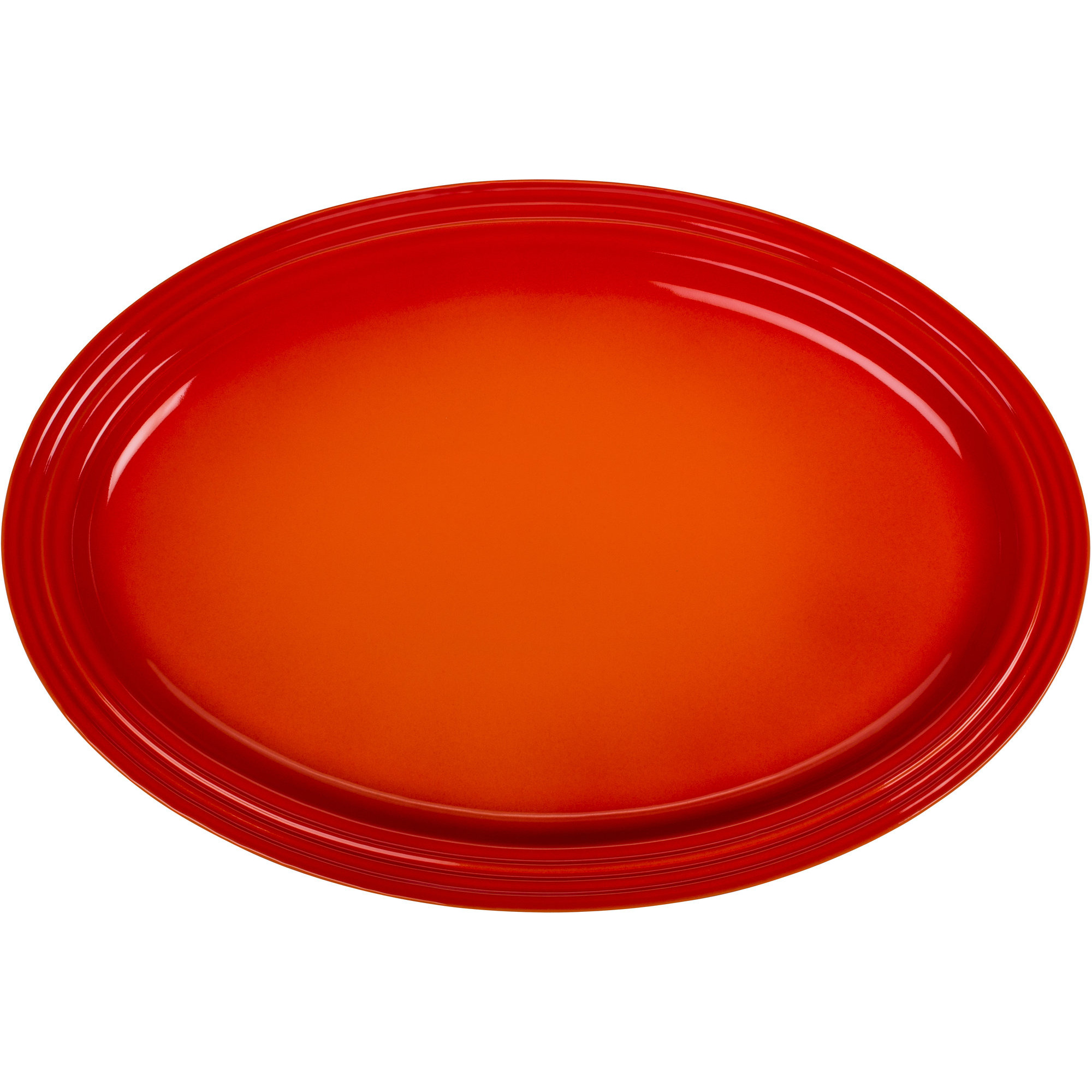 Le Creuset Signature Stort ovalt serveringsfat 46cm Volcanic