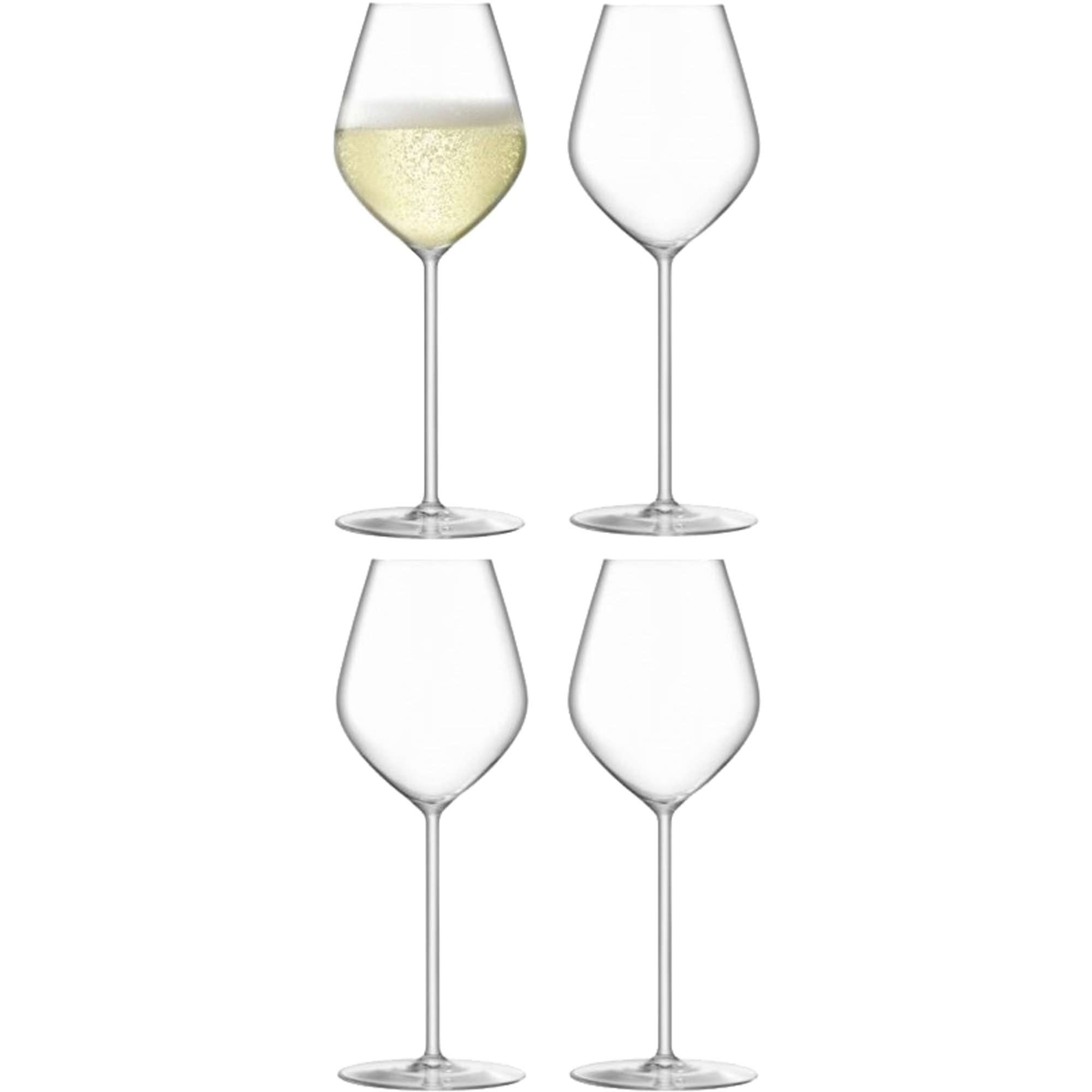 LSA Champagneglass Borough 4 stk Glass