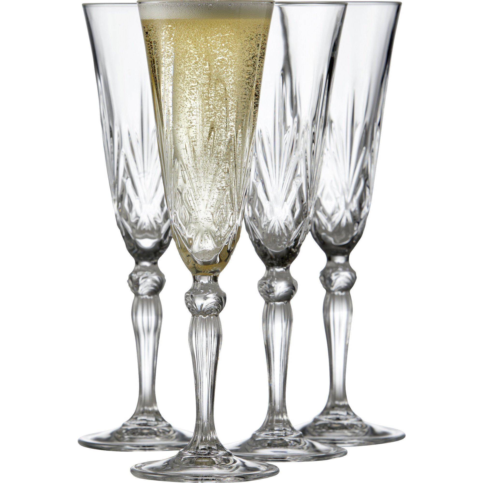 Läs mer om Lyngby Glas Champagne Melodia 16 cl 4 st