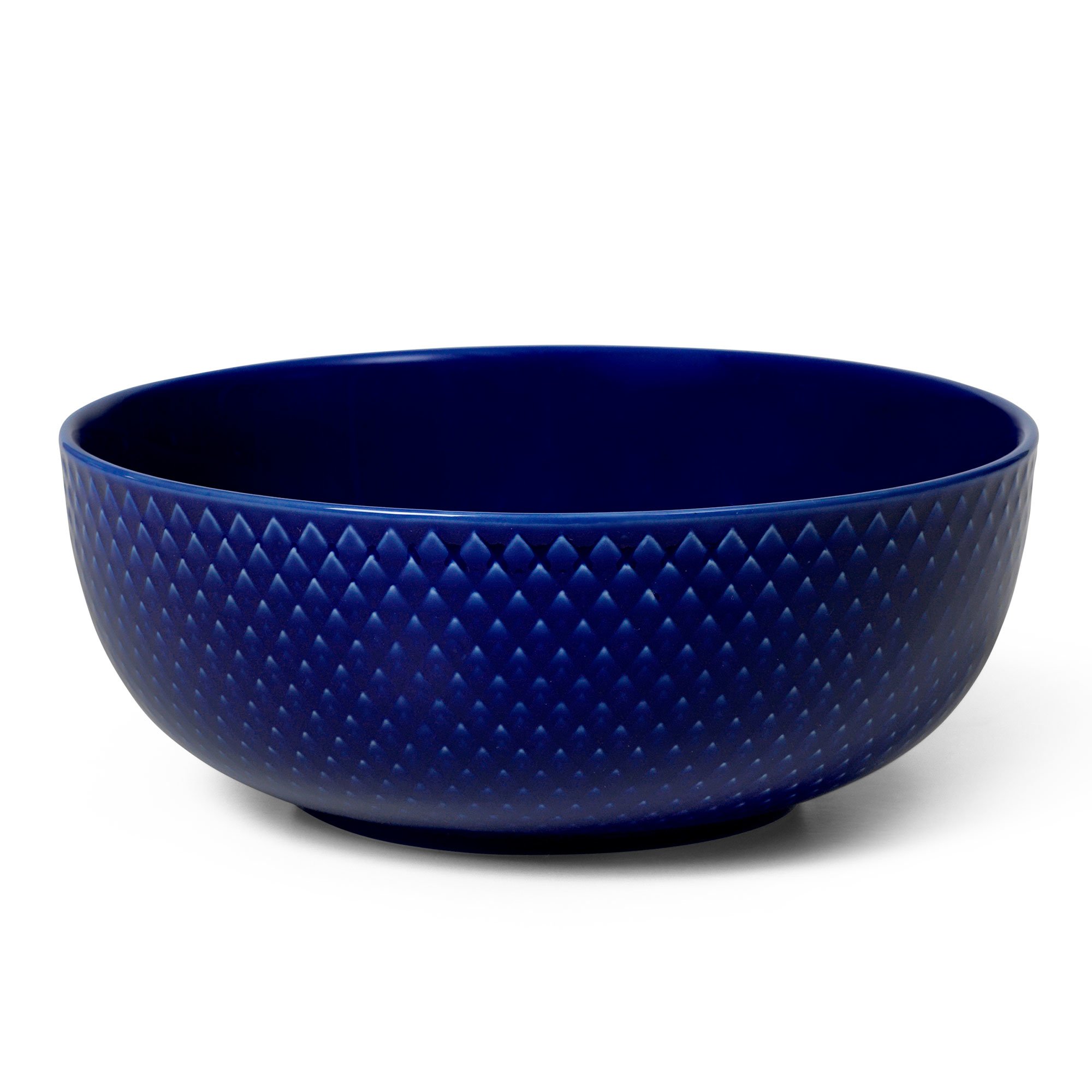 Lyngby Porcelæn Rhombe Color skål 15,5 cm mörkblå