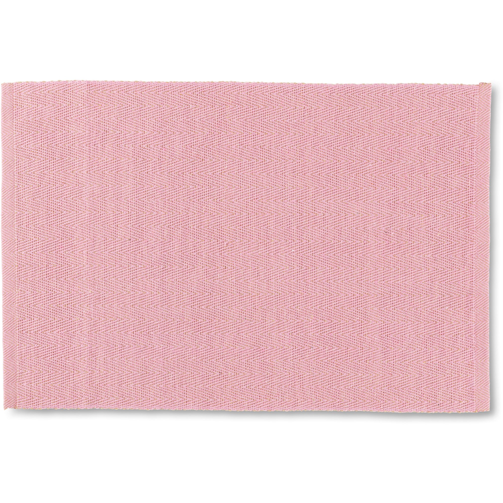 Lyngby Porcelæn Herringbone bordstablett rosa