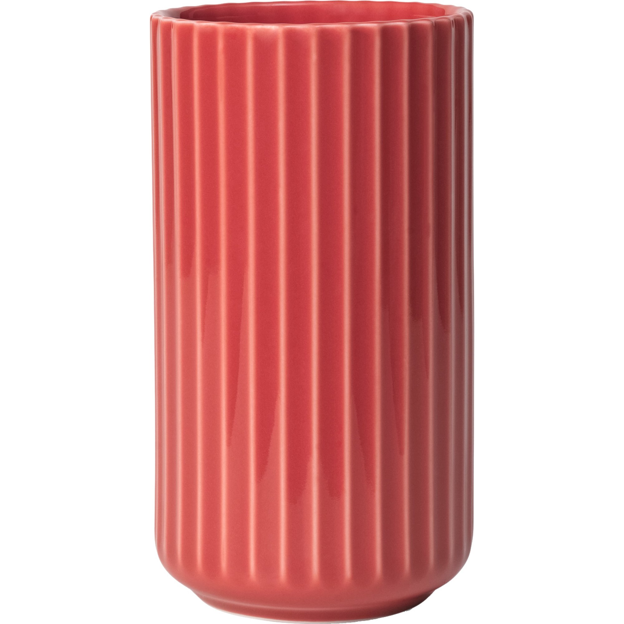 Lyngby Porcelæn Lyngby vase 15,5 cm rød
