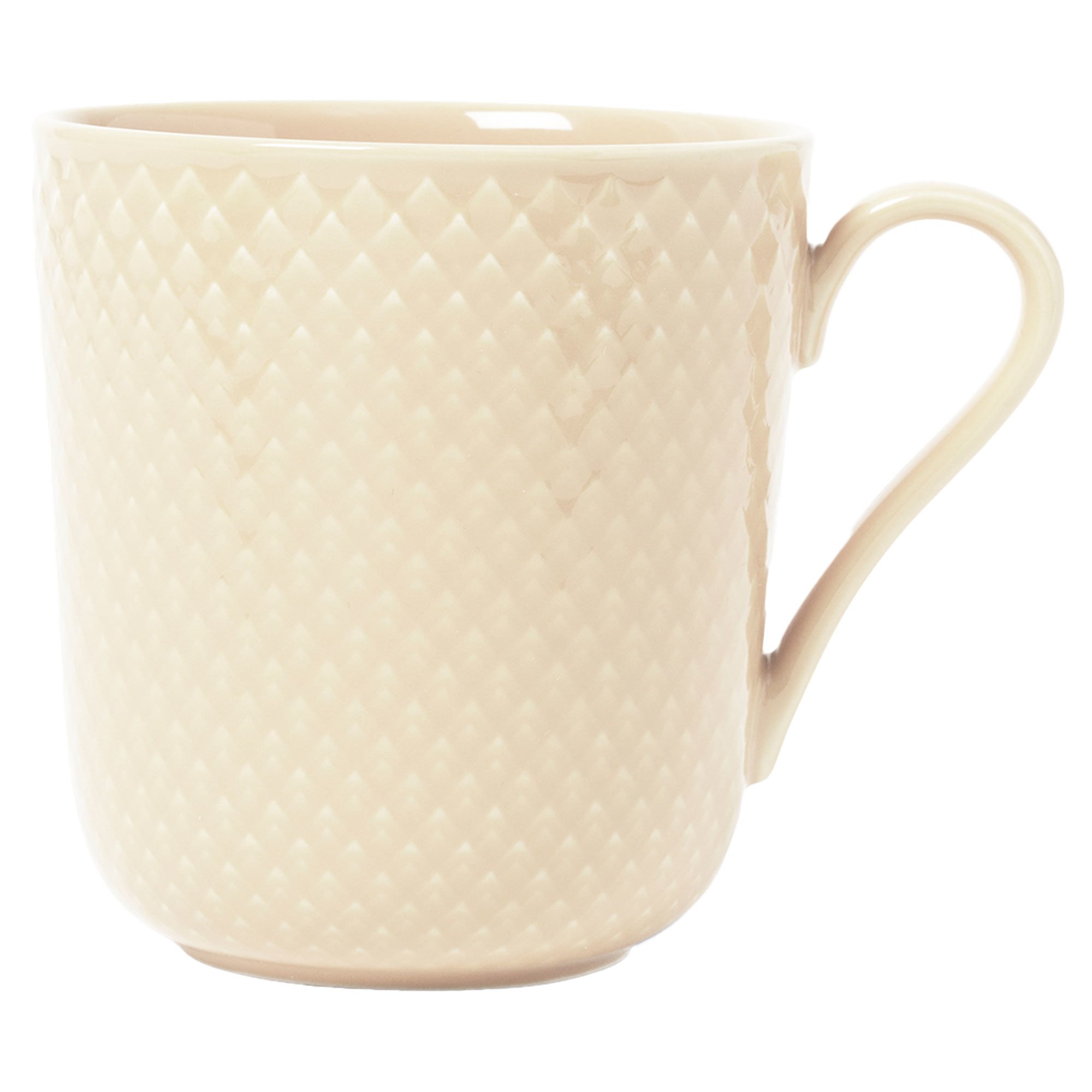 Lyngby Porcelæn Rhombe Earth mugg marble