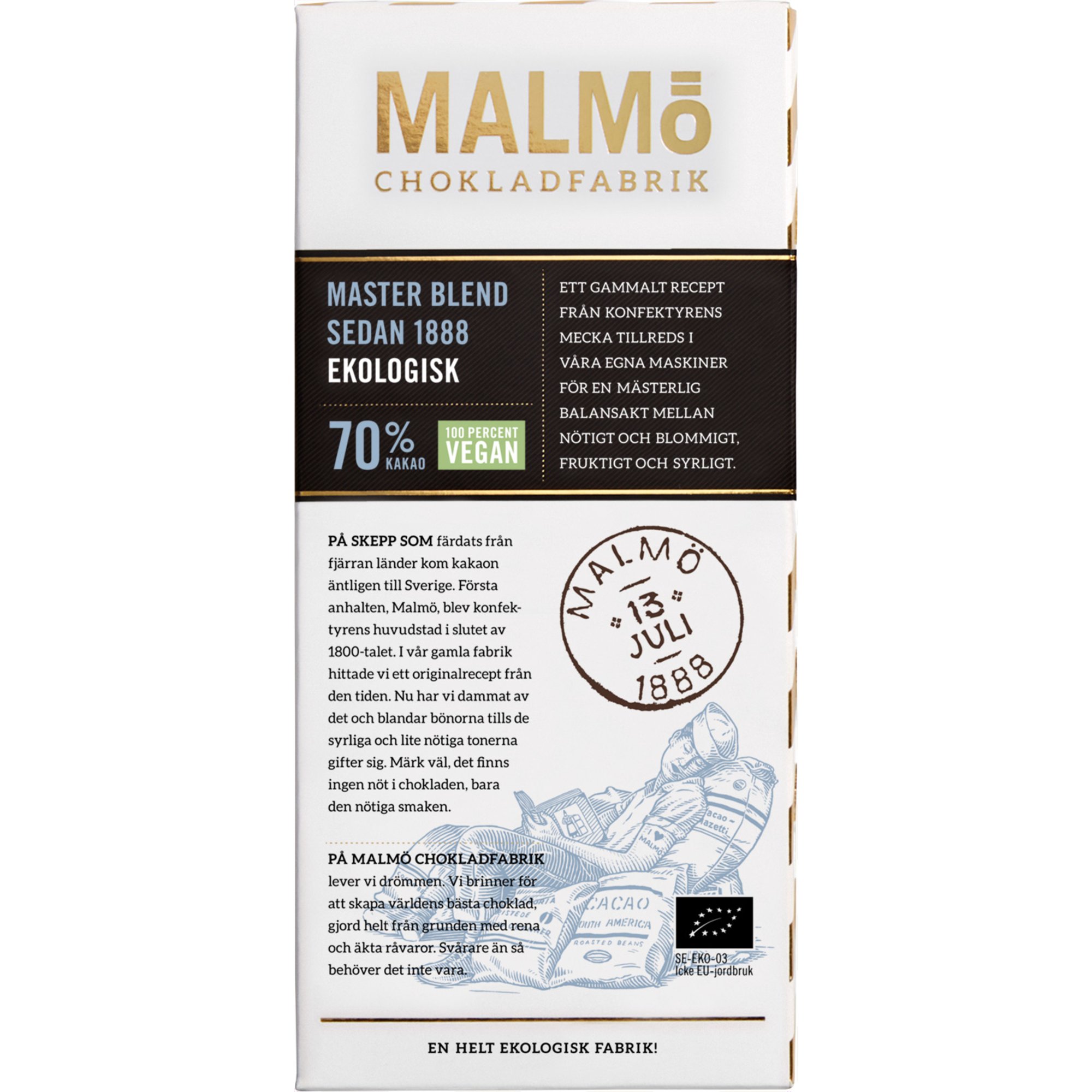 Läs mer om Malmö Chokladfabrik Master Blend 70%