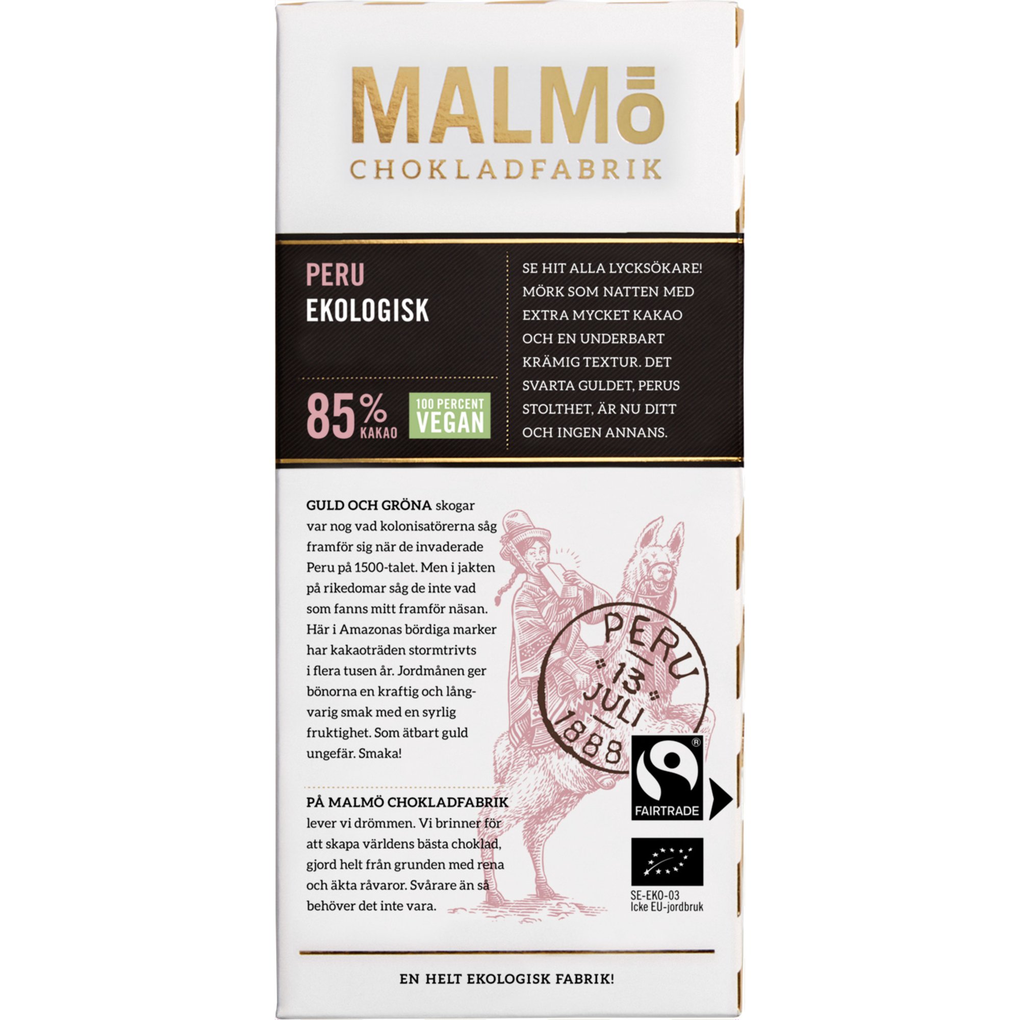Läs mer om Malmö Chokladfabrik Peru 85%