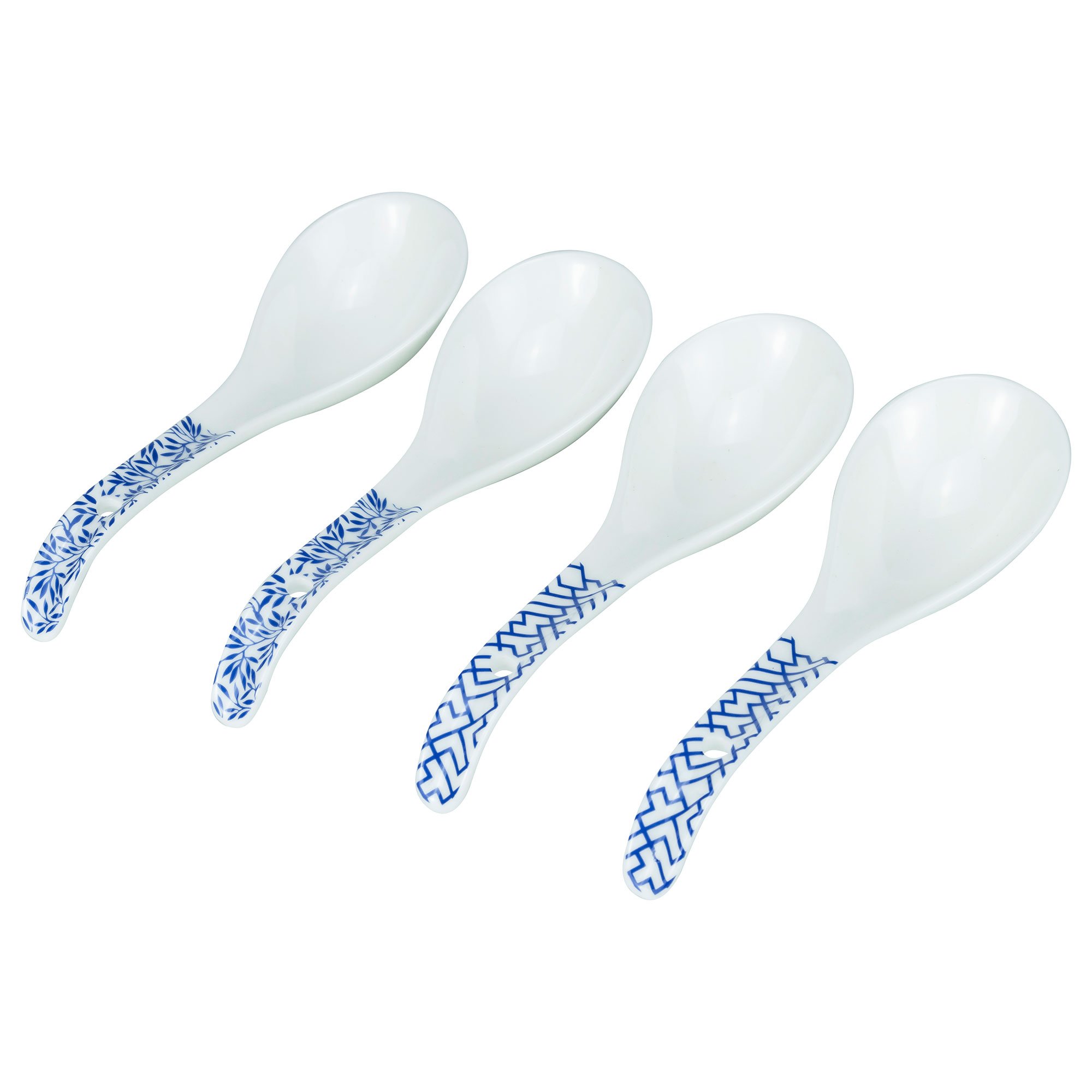 Mareld Akio stor soppsked 16 cm 4-pack blå/vit