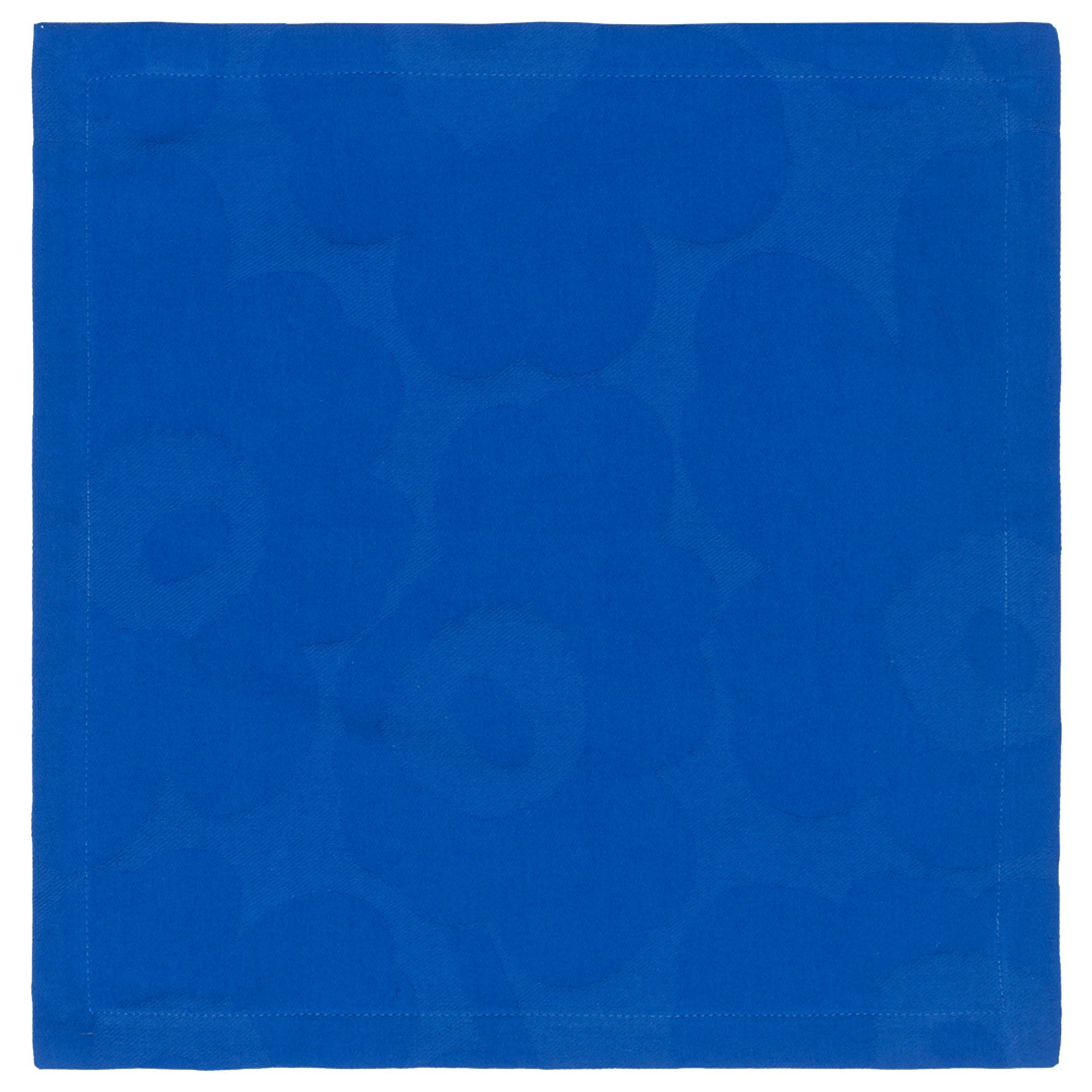 Läs mer om Marimekko Pieni Unikko Jaquard servett 3-pack, blå