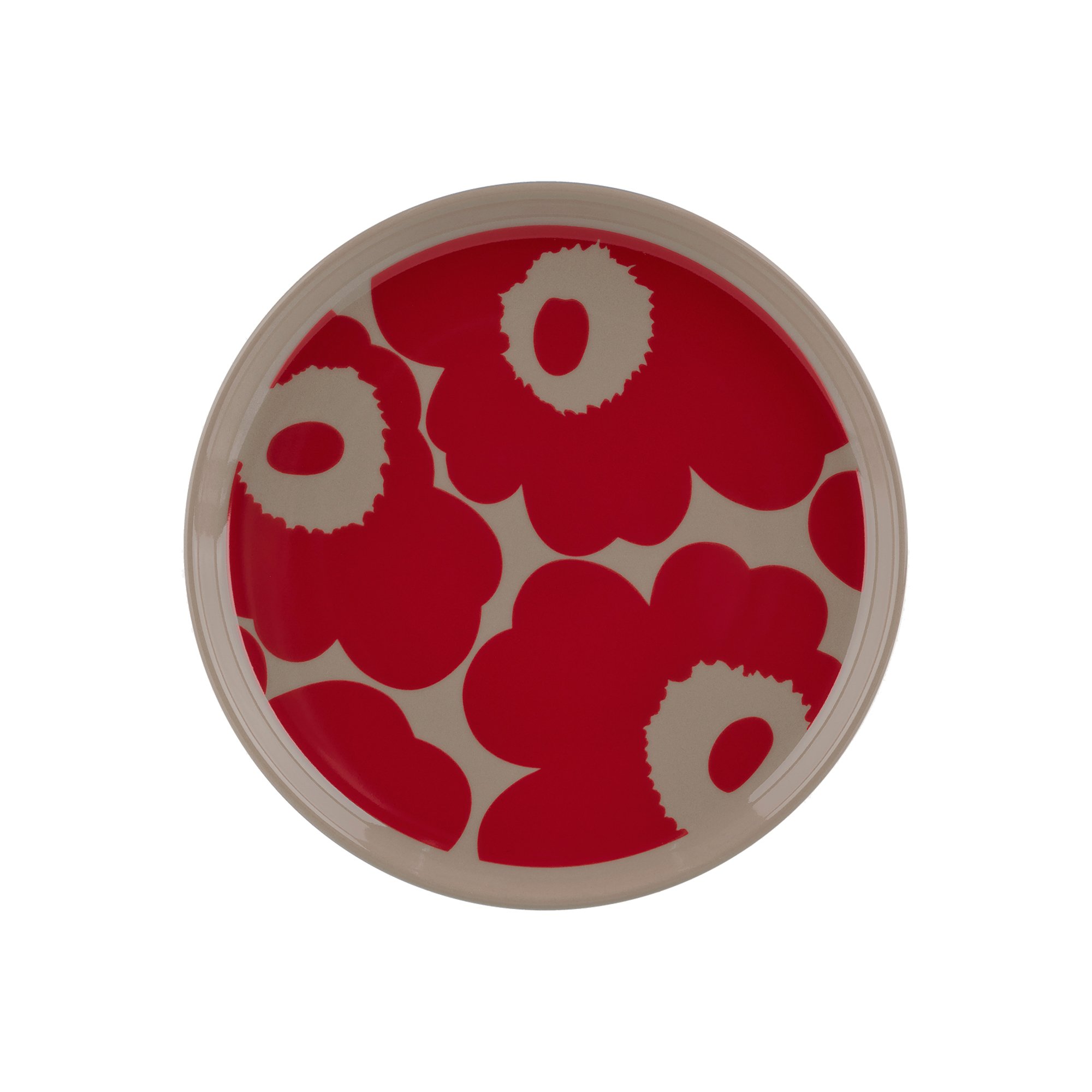 Marimekko Unikko tallerken 13,5 cm, terra red