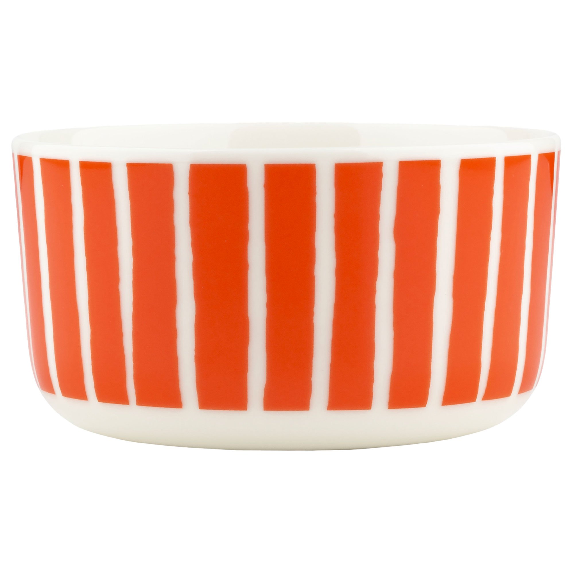 Marimekko Piccolo skål 5 dl vit/orange