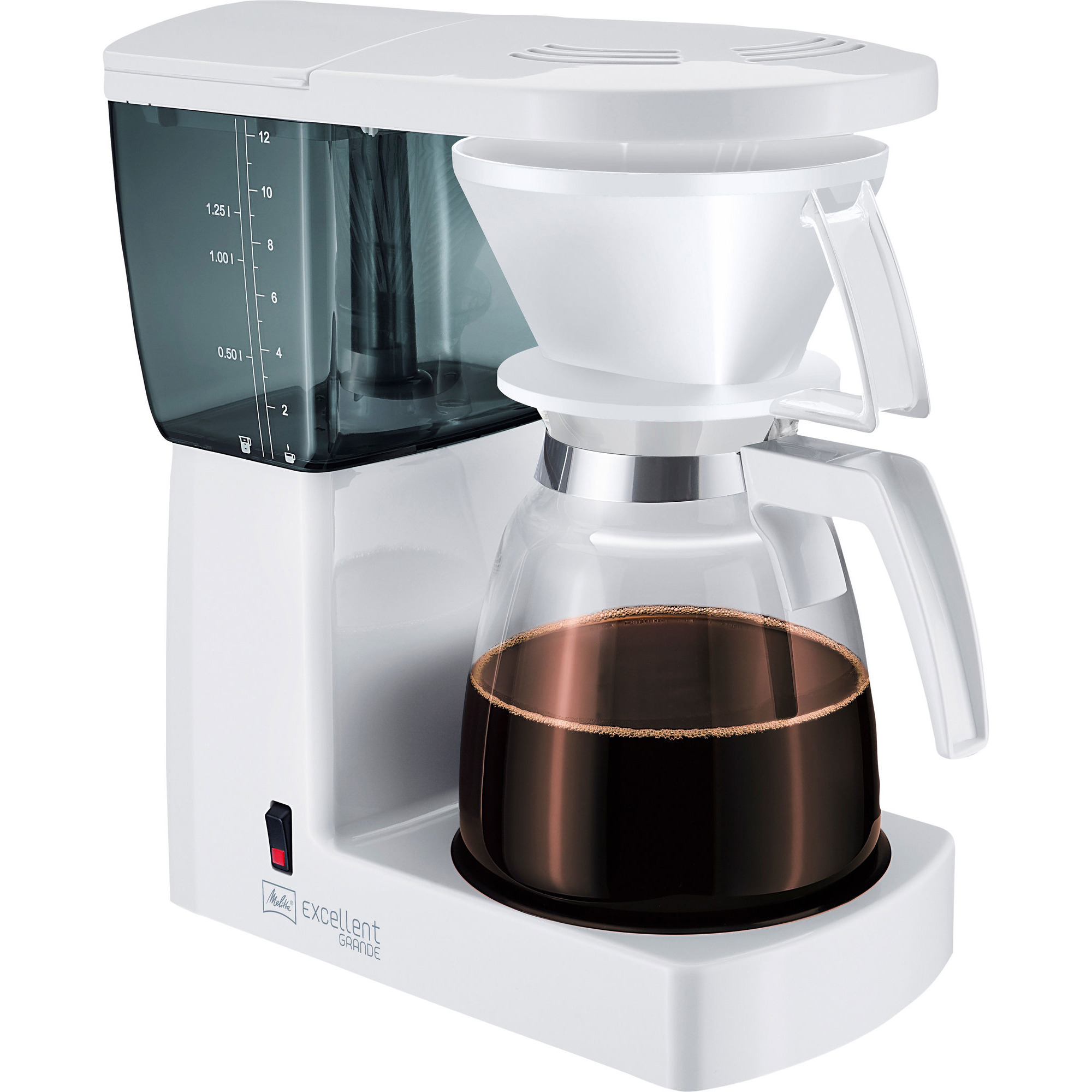 #1 - Melitta Excellent Grande 3.0 kaffemaskine, hvid