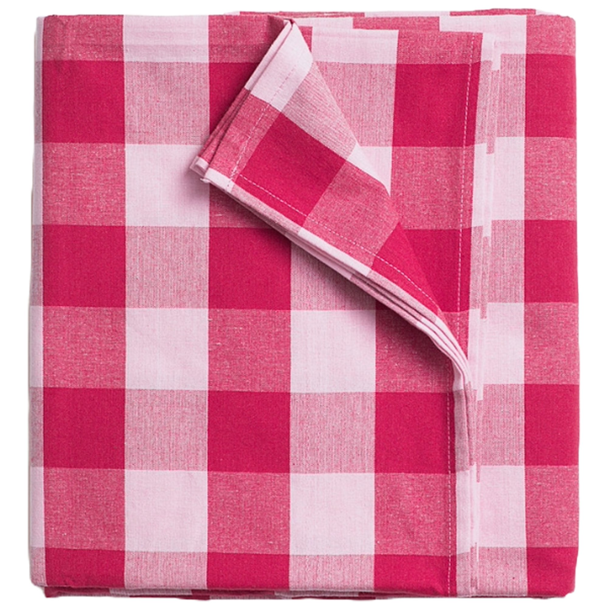 Midnatt Paola dug 180 x 145 cm, rød/rosa