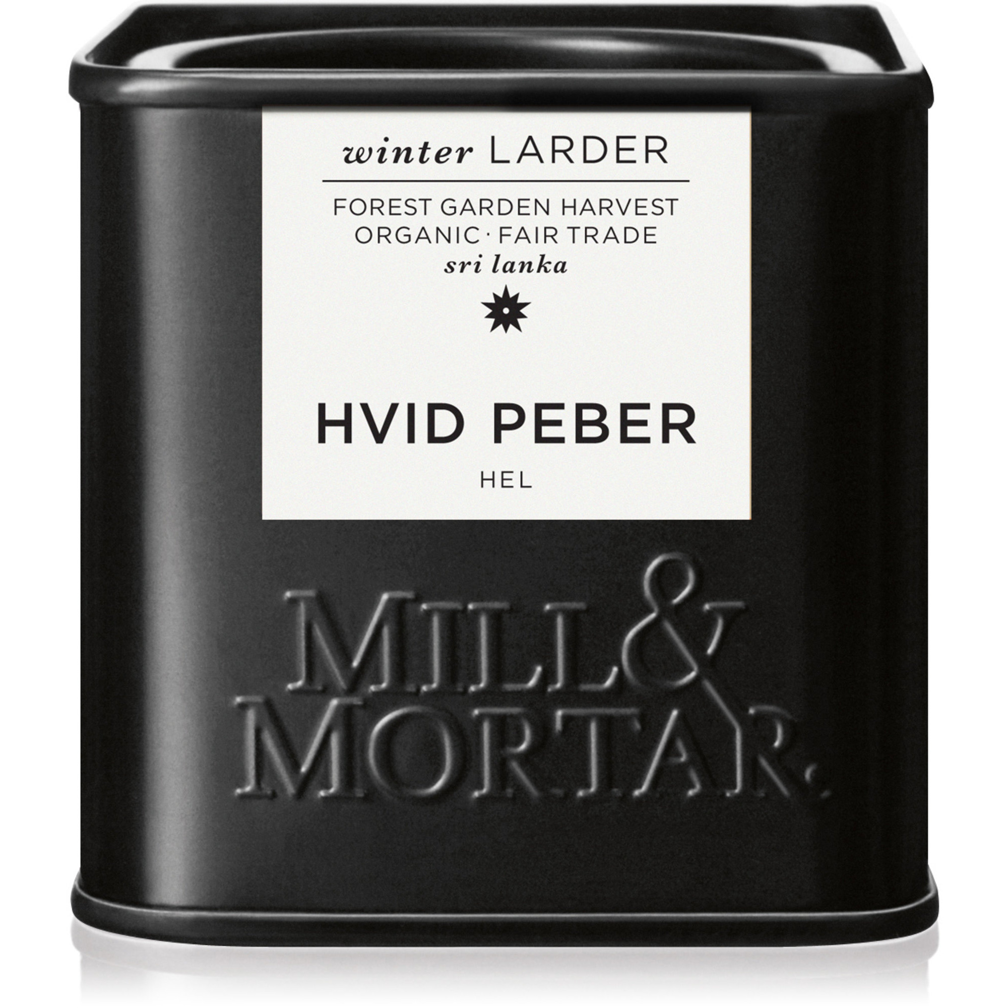 Mill & Mortar Hvit pepper hel