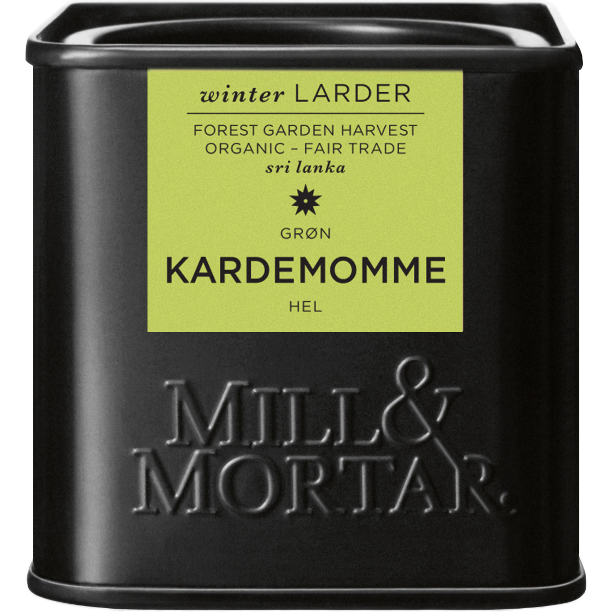 Mill & Mortar Kardemomme hel grønn 25 g