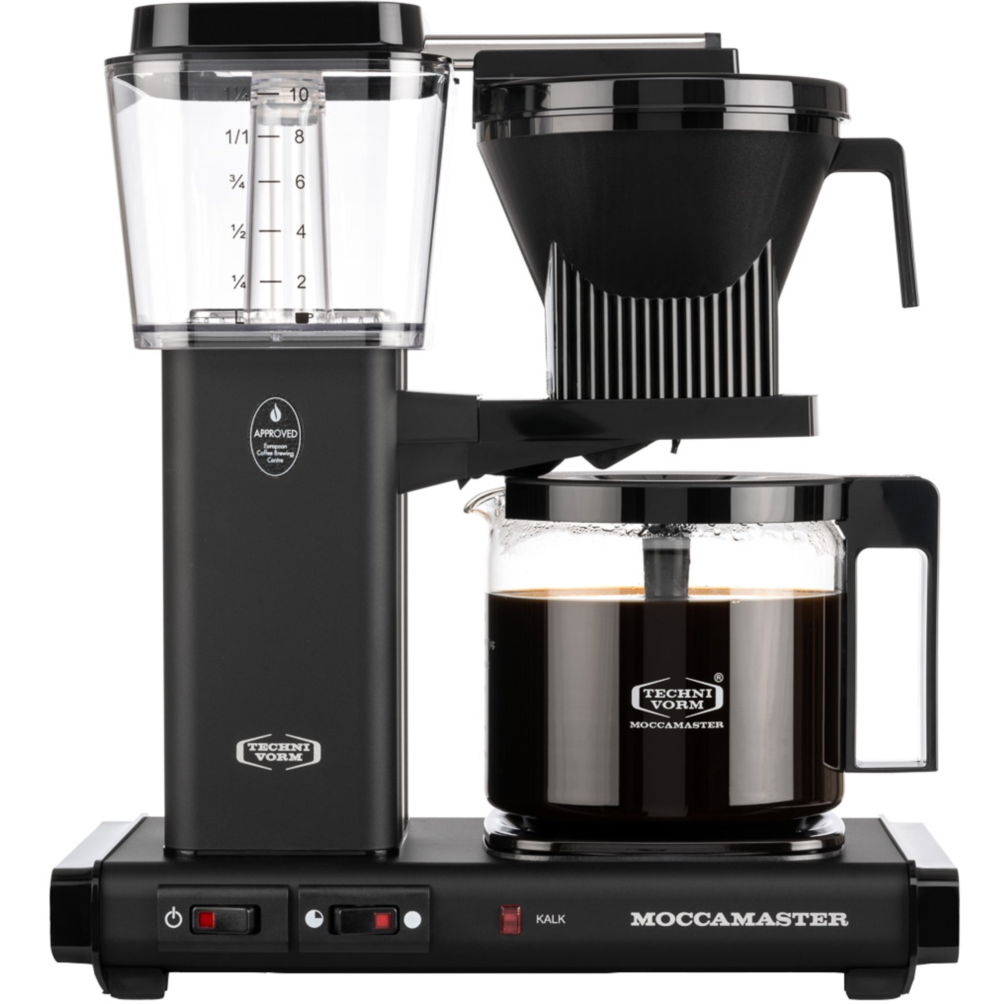 Läs mer om Moccamaster Automatic S kaffebryggare, 1,25 liter, matt black