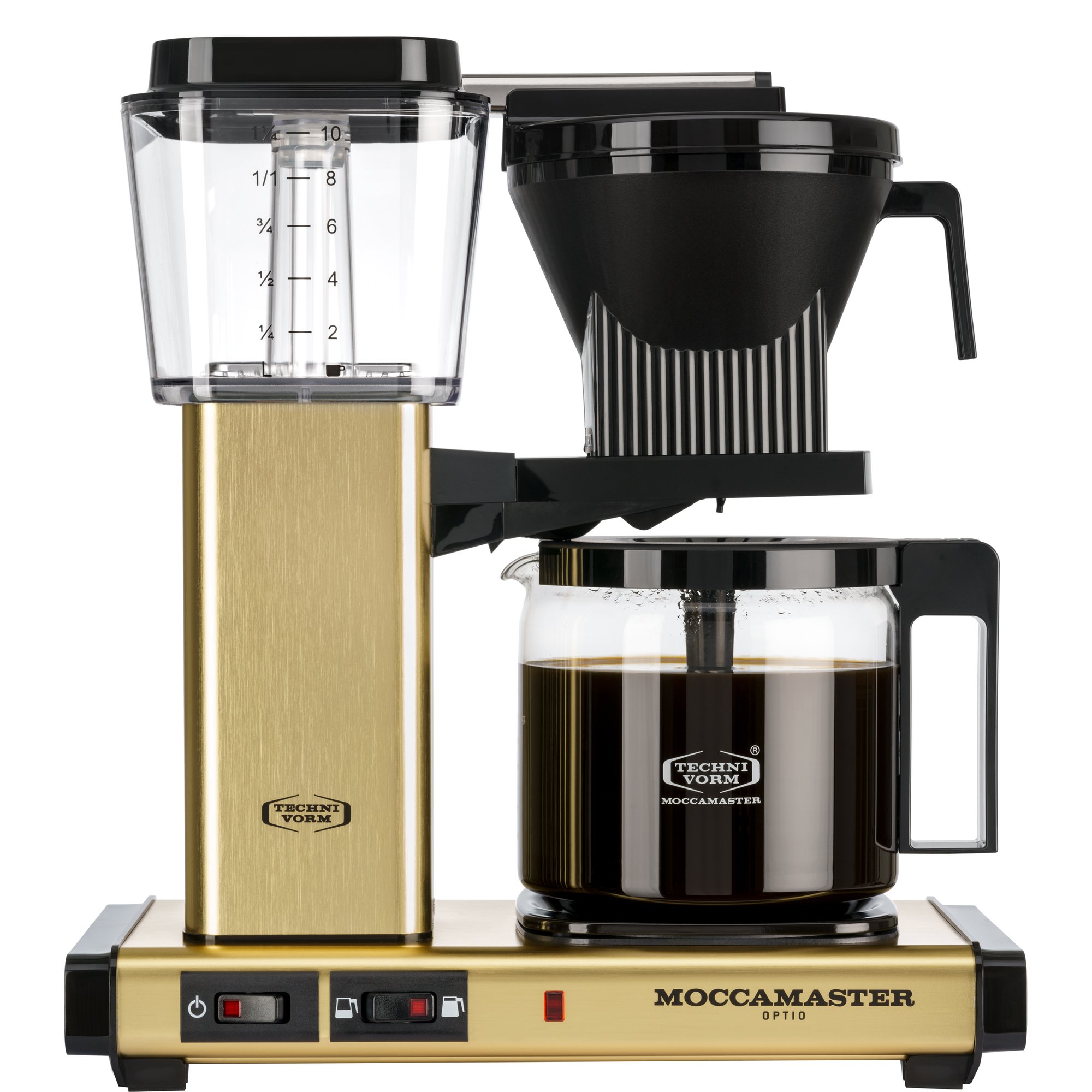 10: Moccamaster Optio kaffemaskine 1,25 liter, Gold
