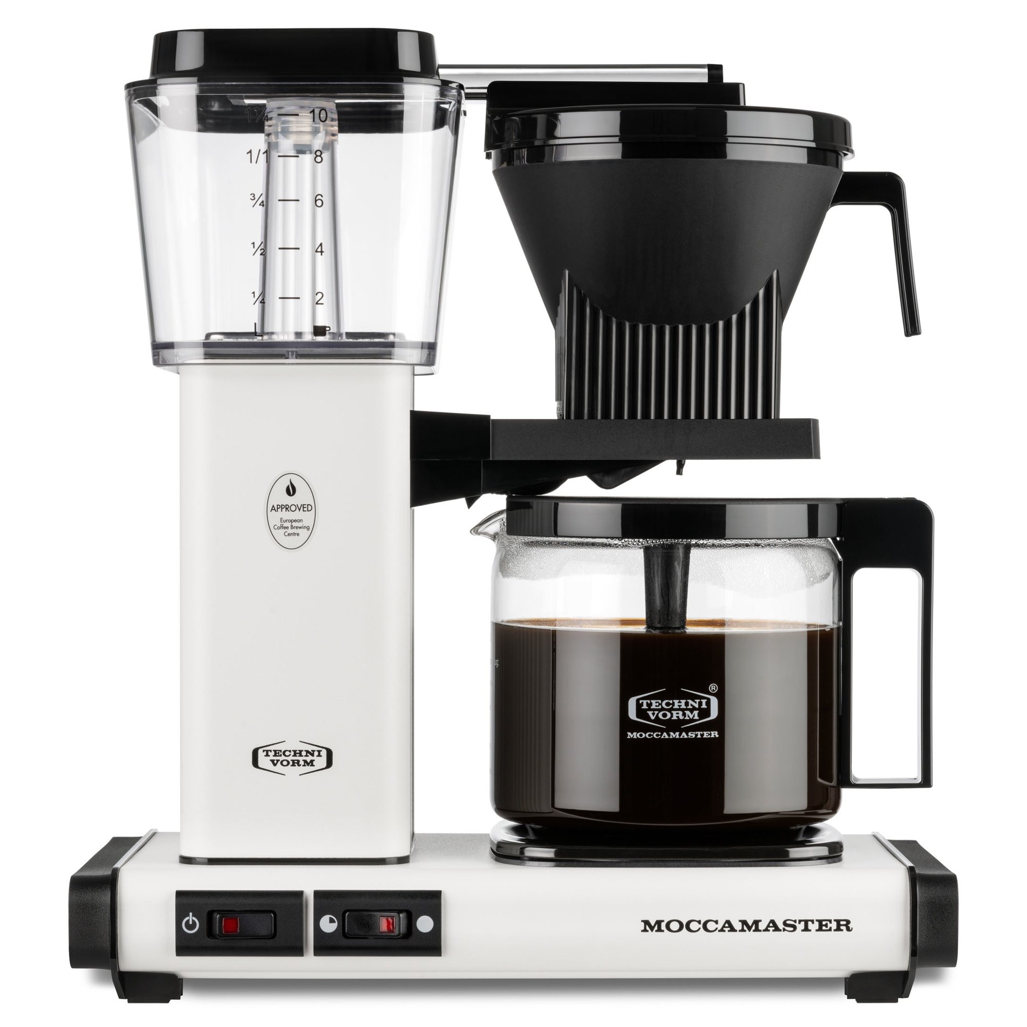 Läs mer om Moccamaster Automatic kaffebryggare 1,25 liter, matte white