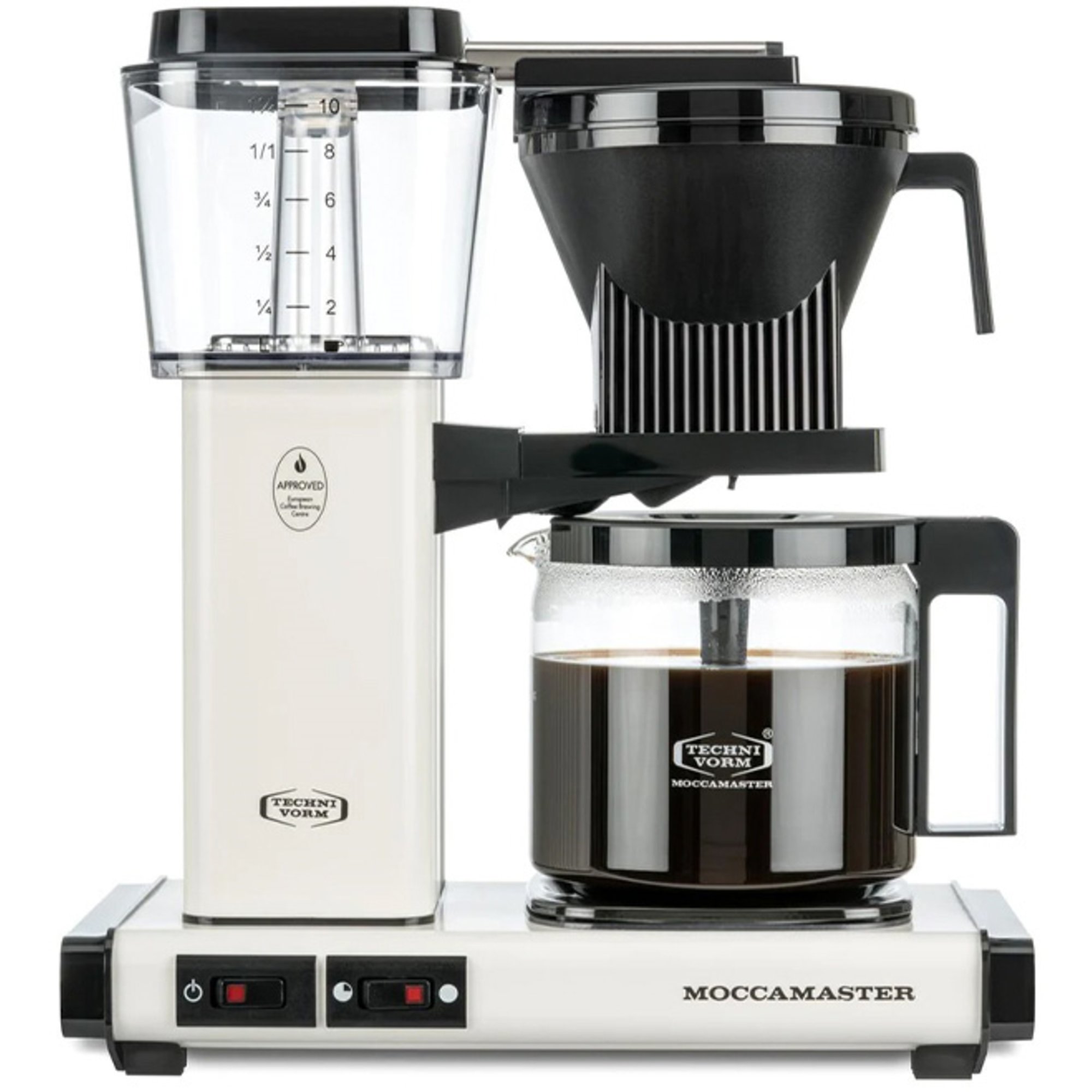 9: Moccamaster Automatic Kaffemaskine, Hvid