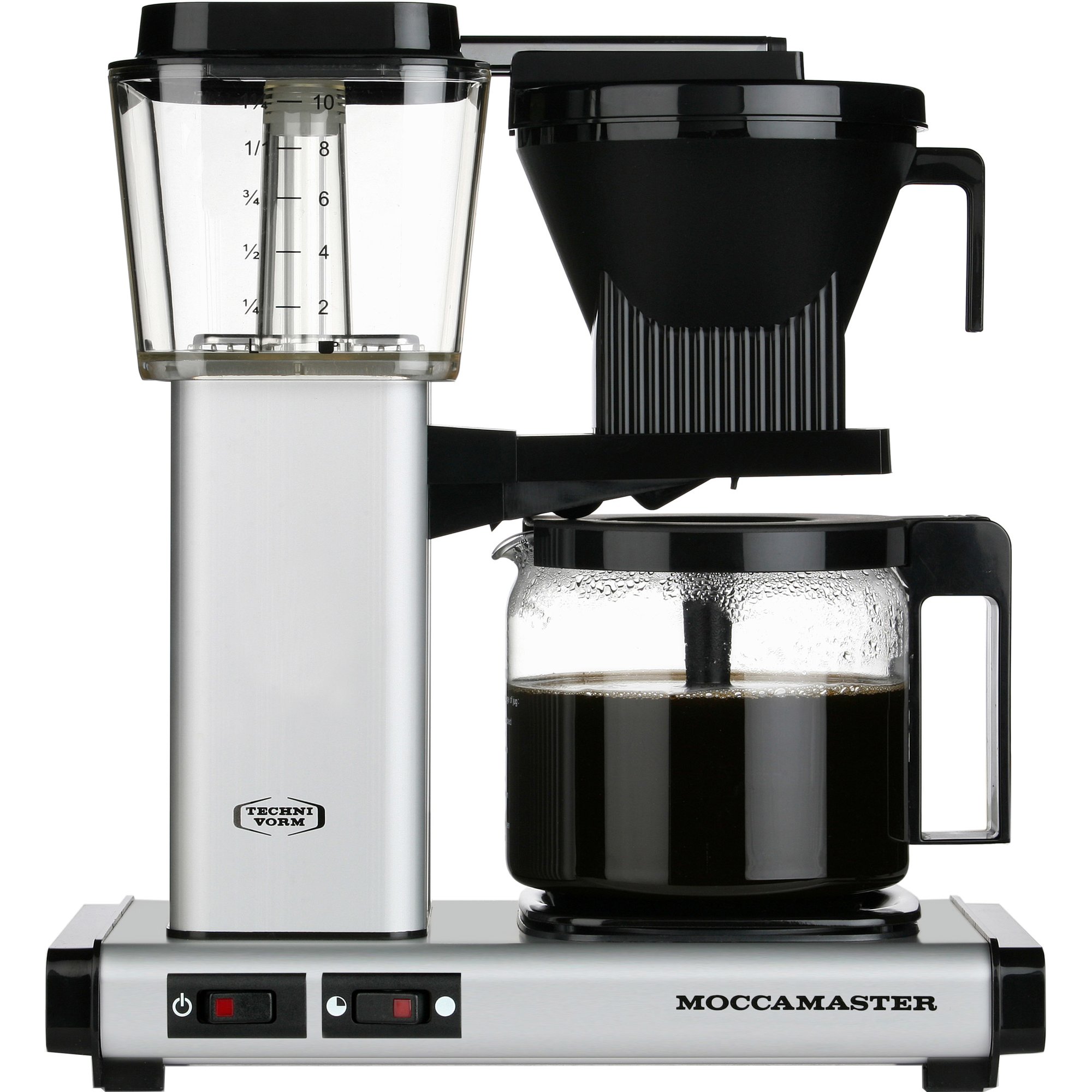 7: Moccamaster Automatic Kaffemaskine, mat sølv