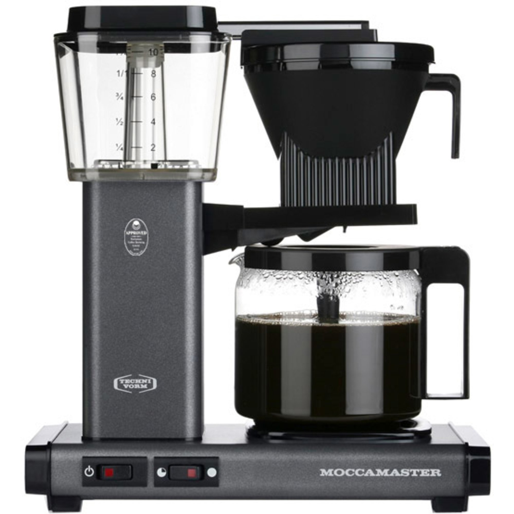 6: Moccamaster Automatic Kaffemaskine, stone grey